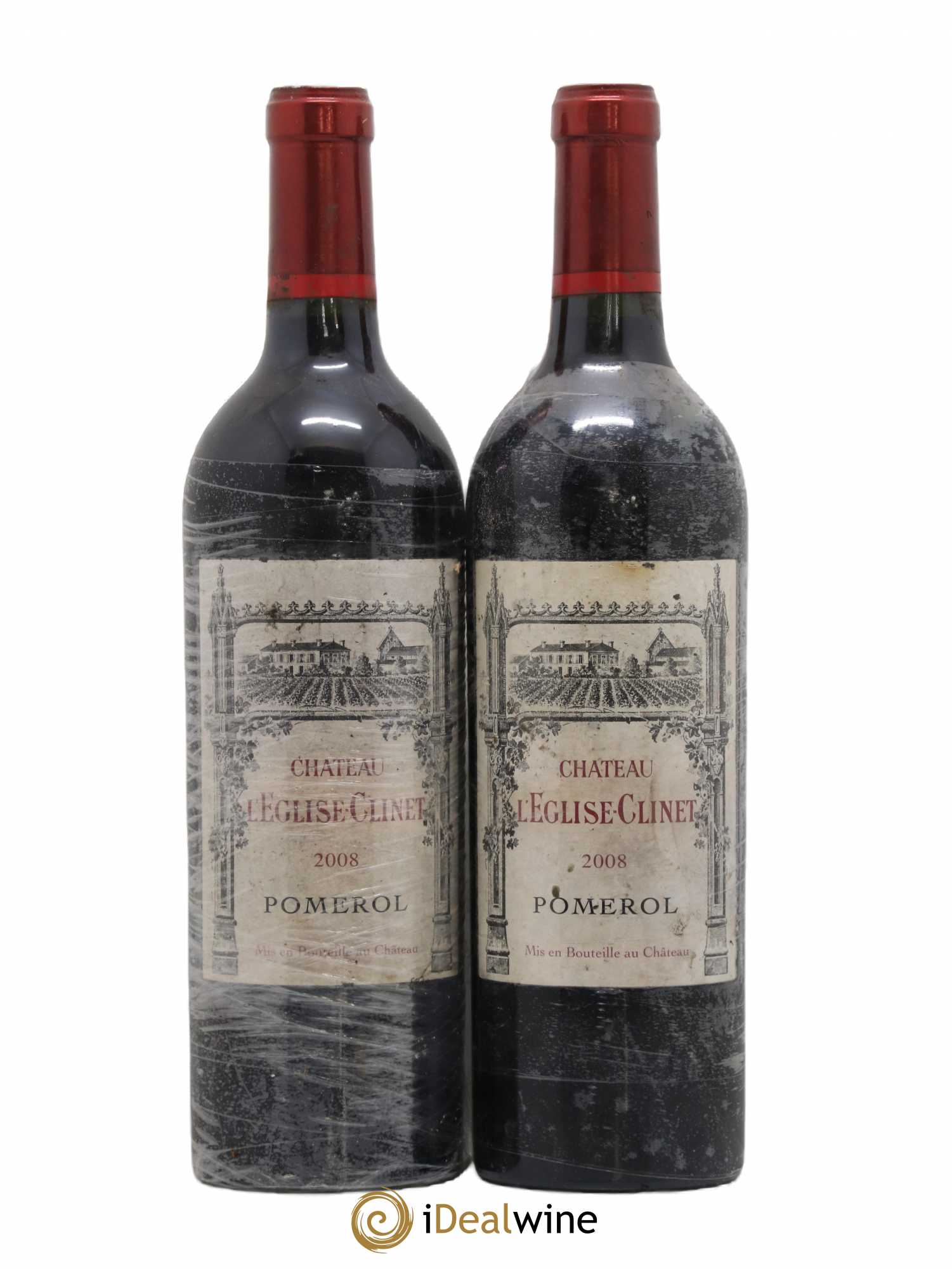 Château l' Église Clinet 2008 - Lot de 2 bouteilles - 0