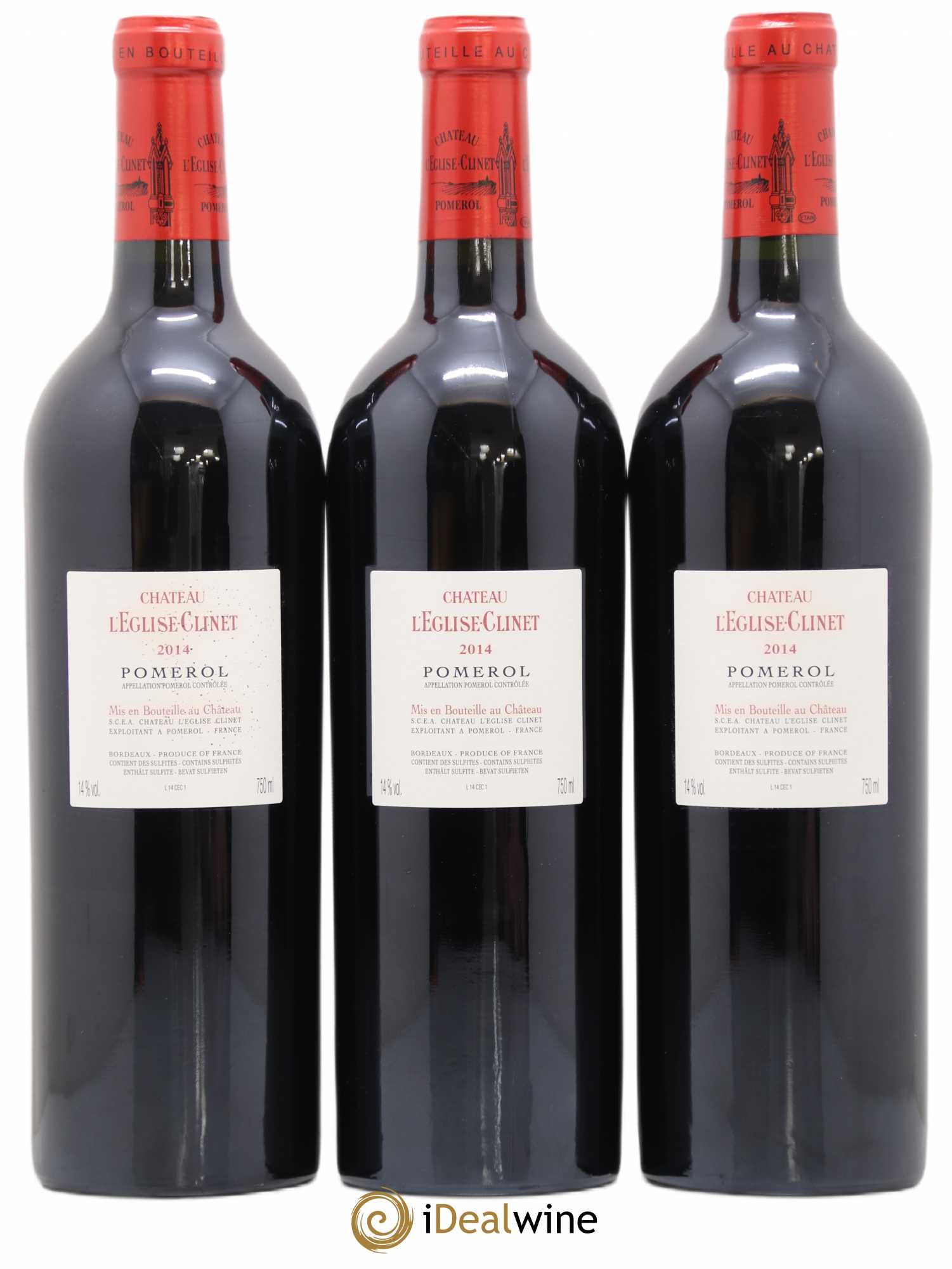 Château l' Église Clinet 2014 - Lot de 3 bouteilles - 1