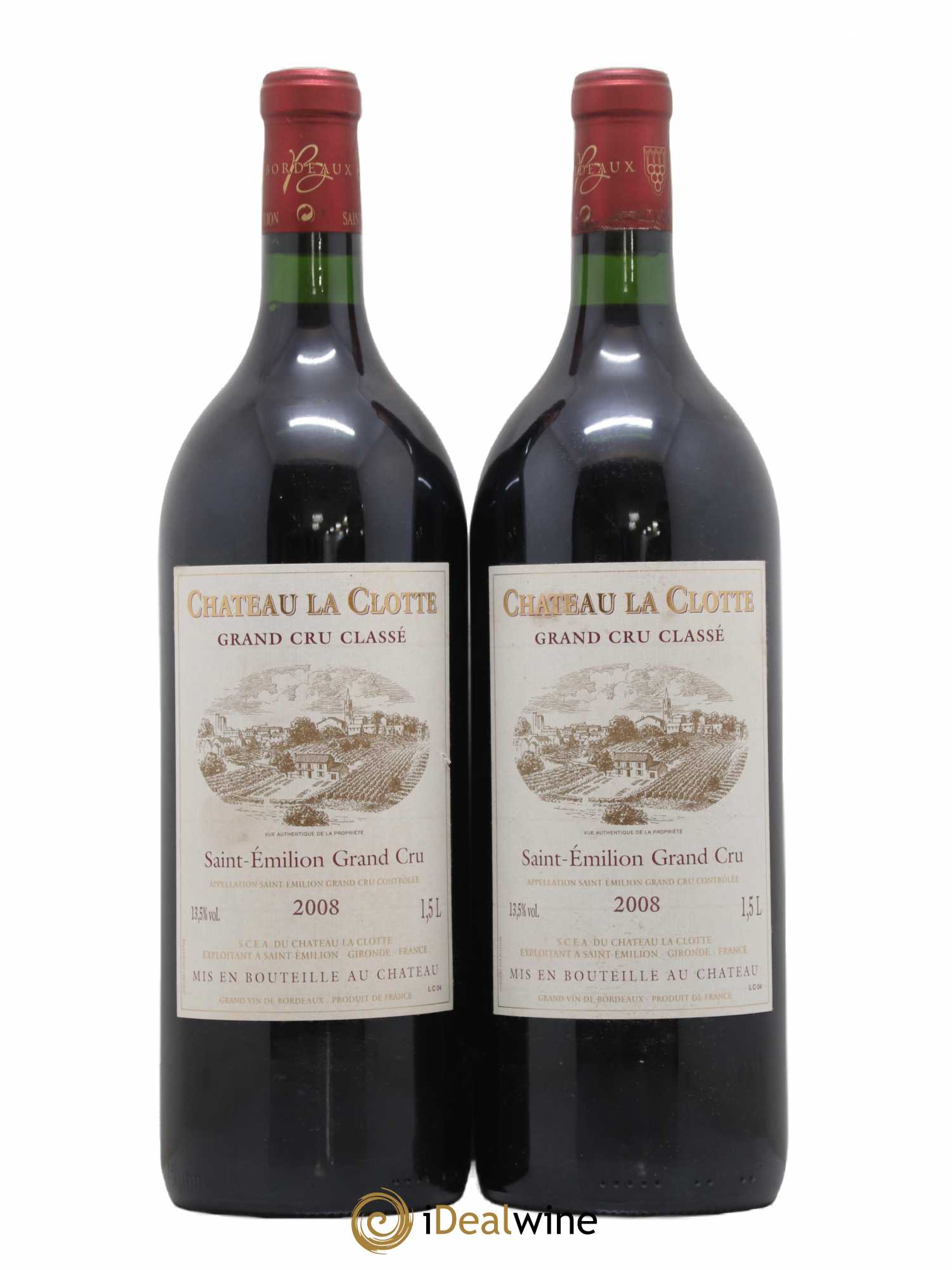 Château la Clotte 2008 - Lot de 2 magnums - 0