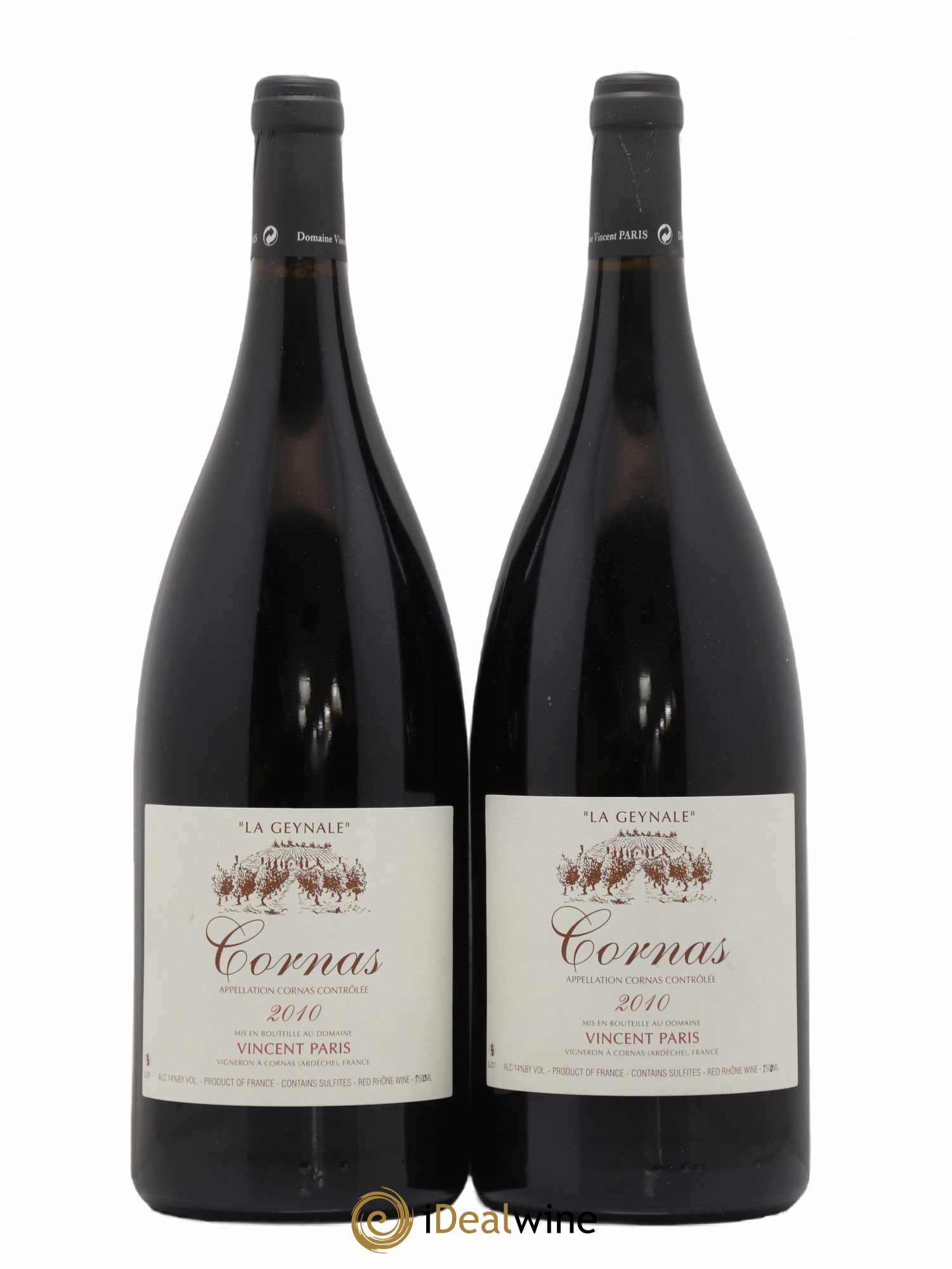 Cornas La Geynale Vincent Paris 2010 - Lot de 2 magnums - 0
