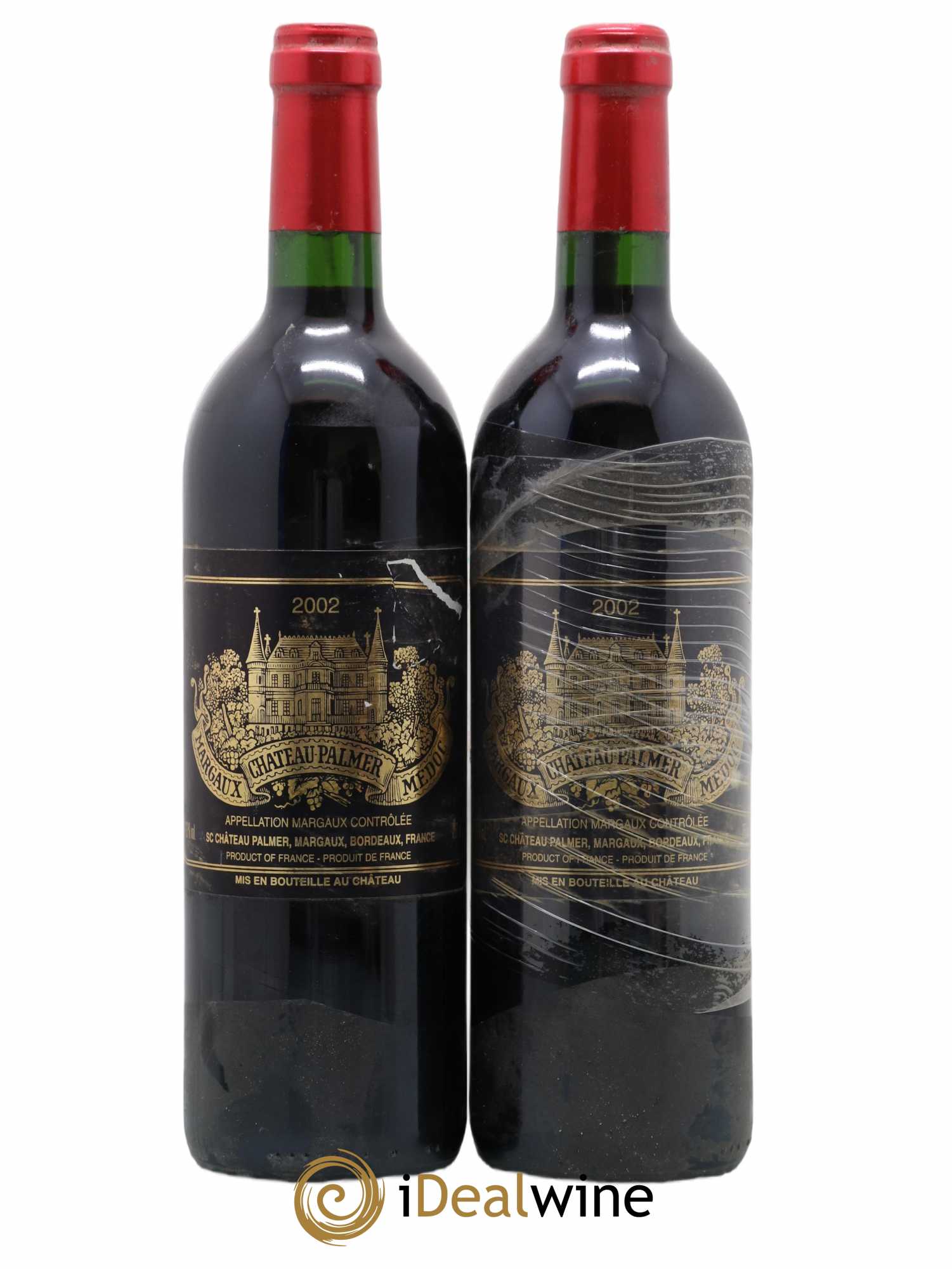 Château Palmer 3ème Grand Cru Classé 2002 - Lot de 2 bouteilles - 0
