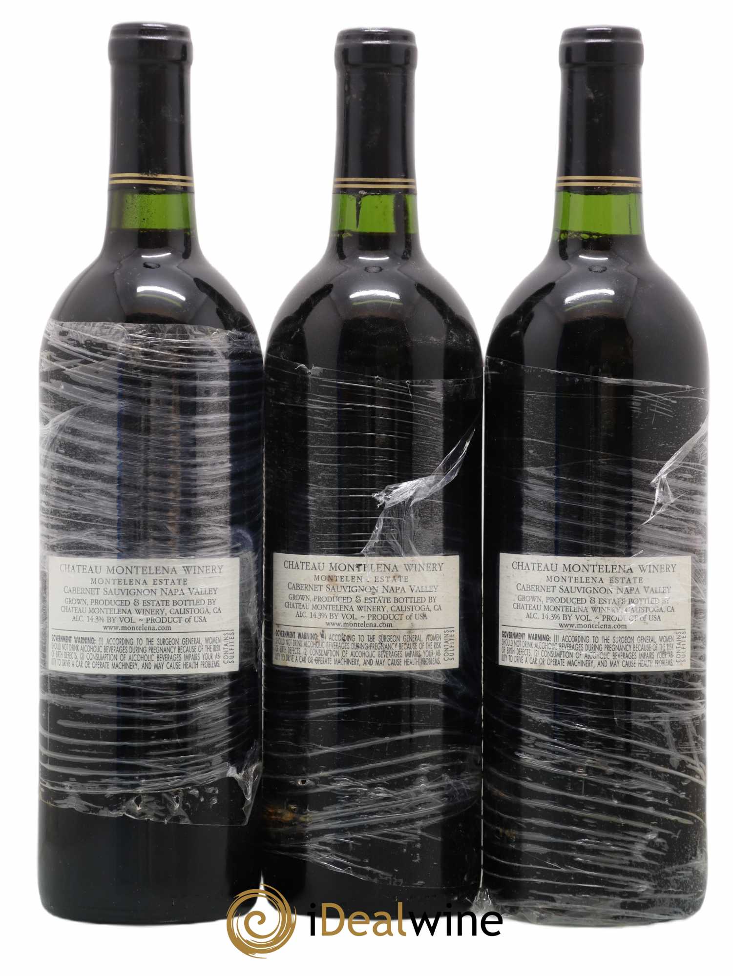 USA Napa Valley Cabernet Sauvignon 25th anniversary Château Montelena 2002 - Posten von 3 Flaschen - 1