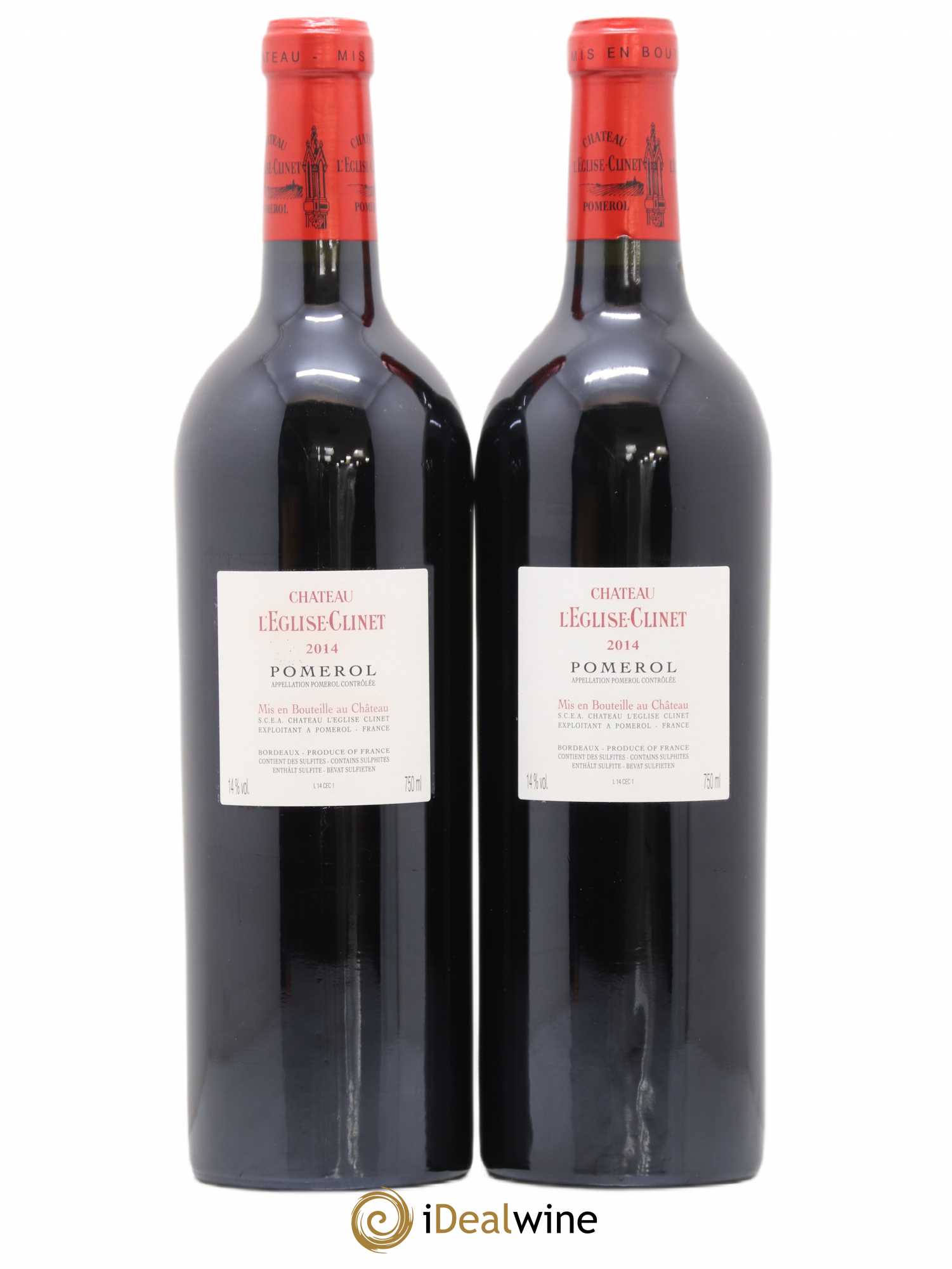 Château l' Église Clinet 2014 - Lot de 2 bouteilles - 1