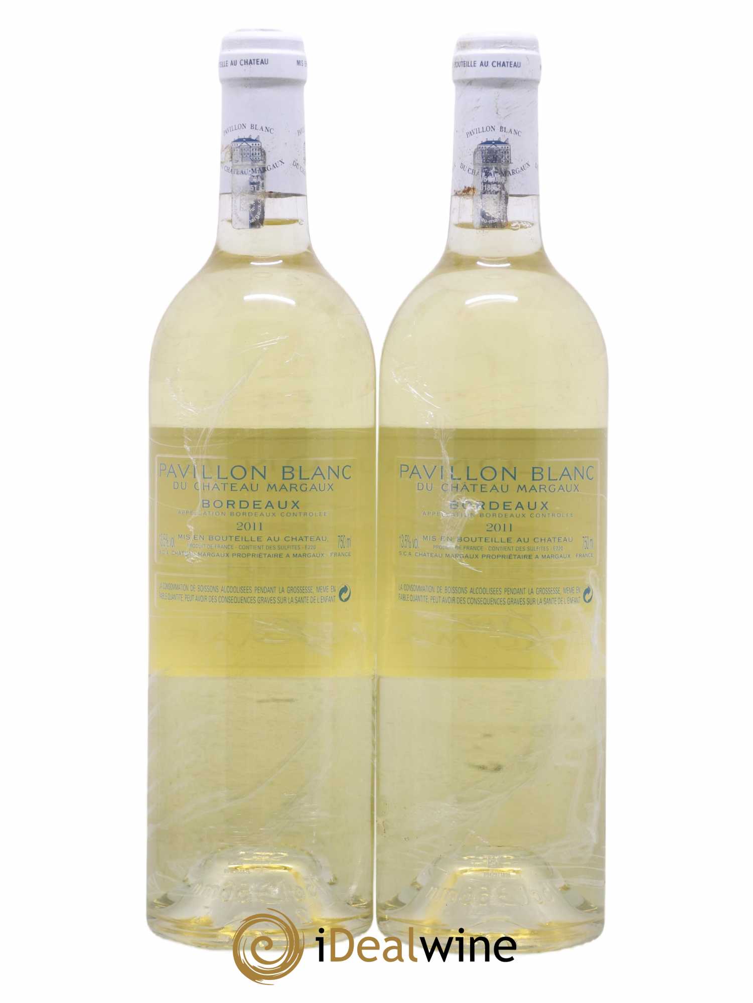 Pavillon Blanc du Château Margaux 2011 - Lot de 2 bouteilles - 1