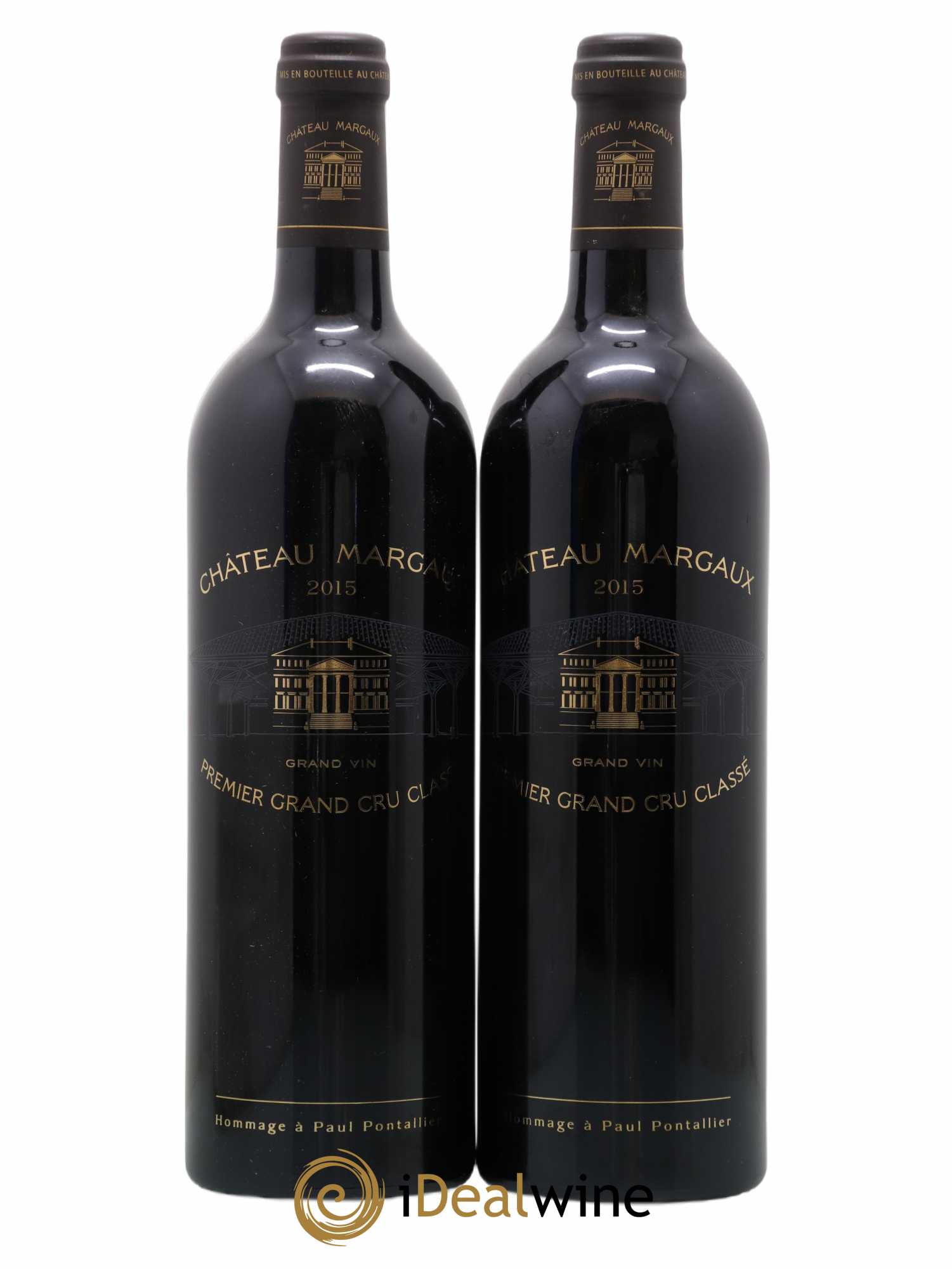 Château Margaux 1er Grand Cru Classé 2015 - Lot de 2 bouteilles - 0