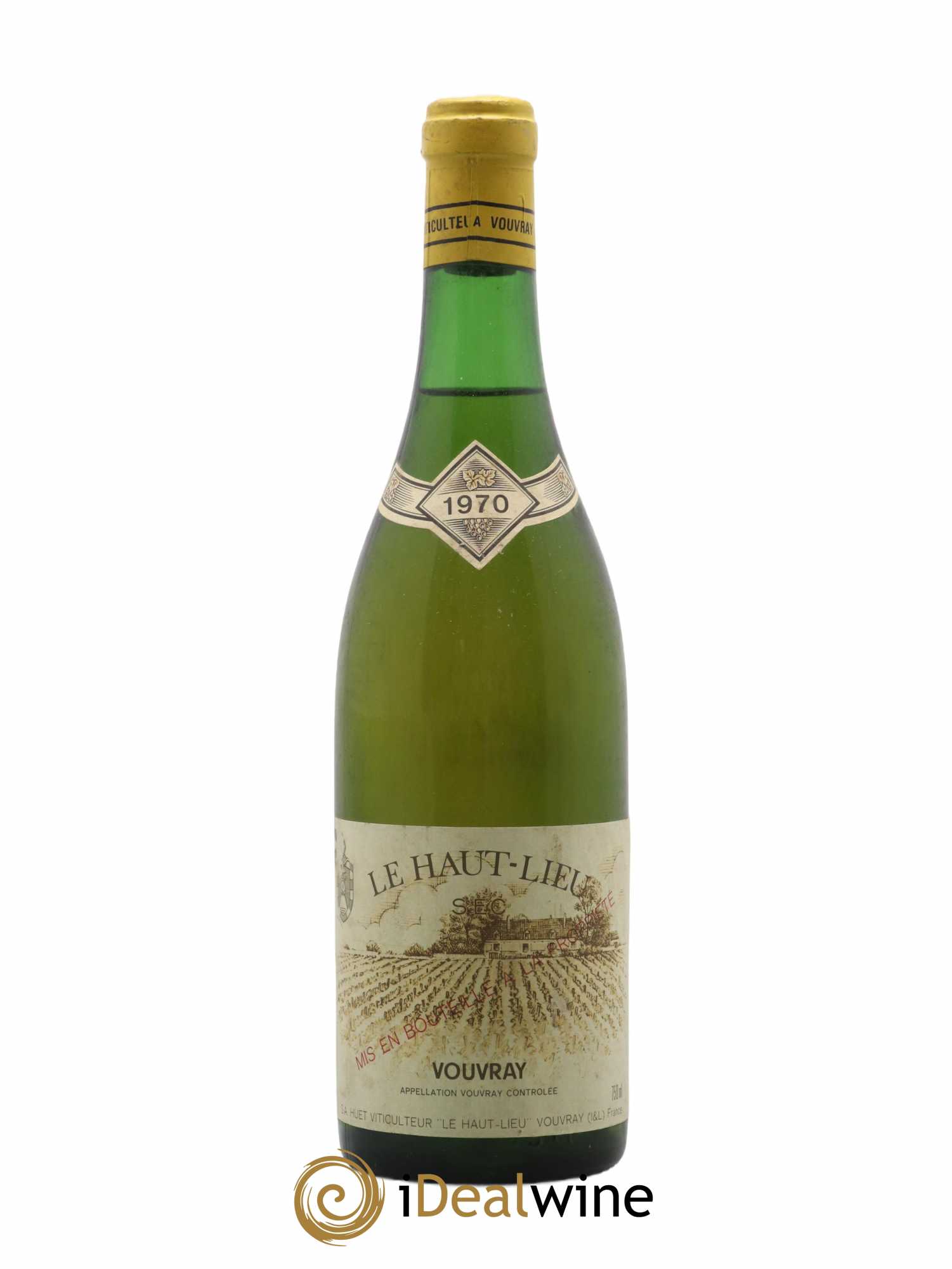 Vouvray Le Haut-Lieu Sec Domaine Huet 1970 - Lot de 1 bouteille - 0
