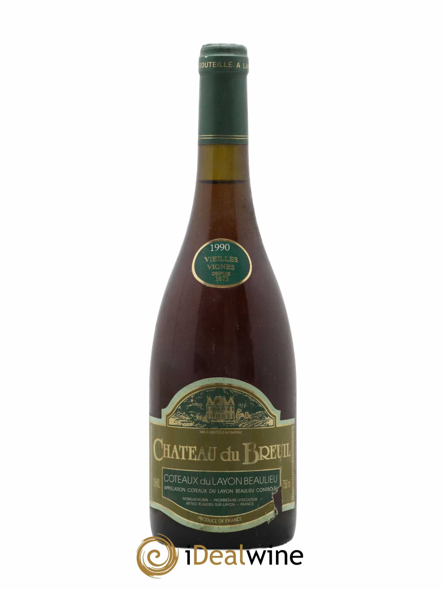 Coteaux du Layon Beaulieu Vieilles Vignes Château du Breuil 1990 - Lot de 1 bouteille - 0