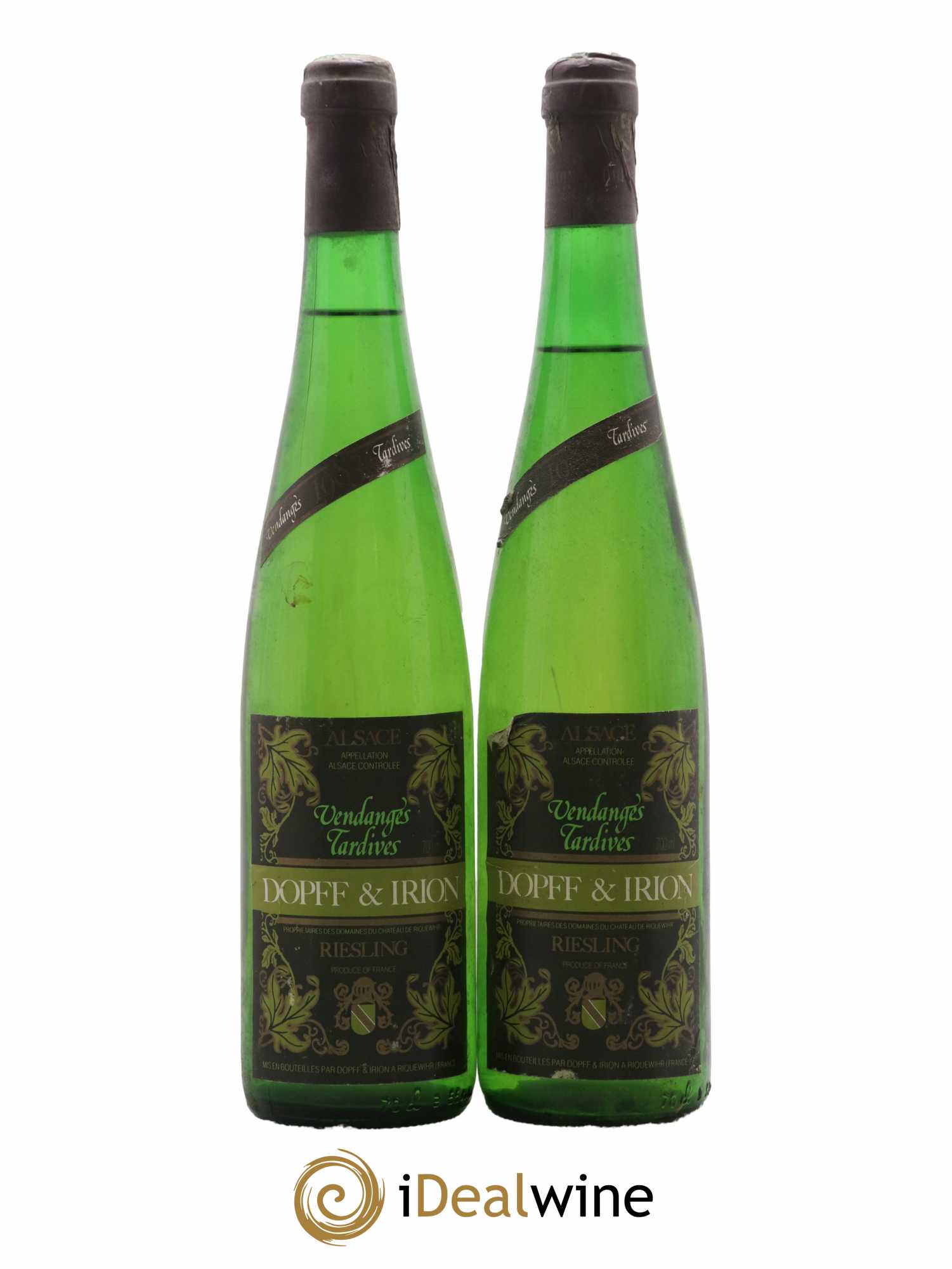 Riesling Vendanges Tardives Dopff et Irion 1983 - Lotto di 2 bottiglie - 0