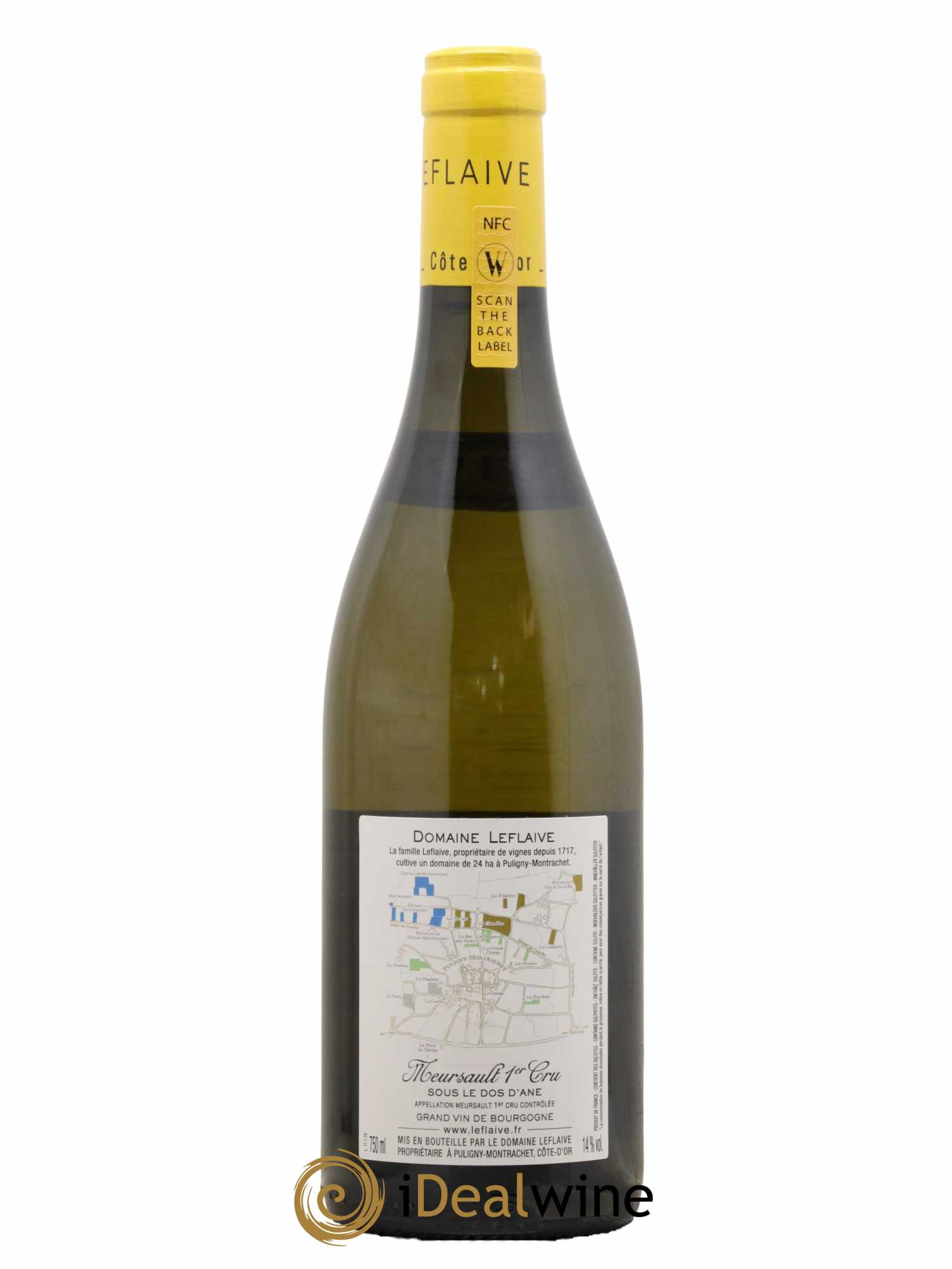 Meursault 1er Cru Sous le Dos d'Ane Leflaive (Domaine) 2019 - Lot de 1 bouteille - 1