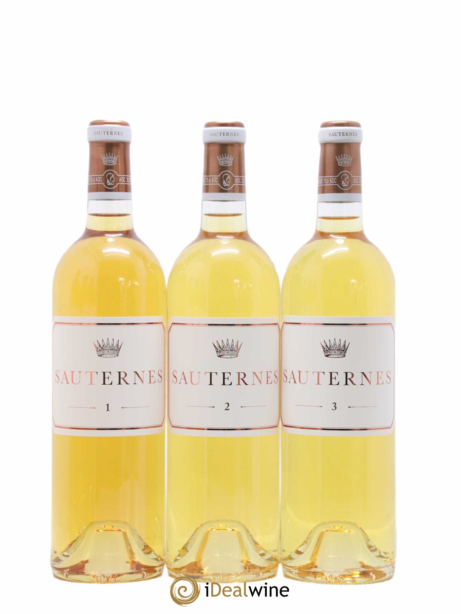 Assortiment Sauternes Numéro 1 à 6  - Lot de 6 bouteilles - 1