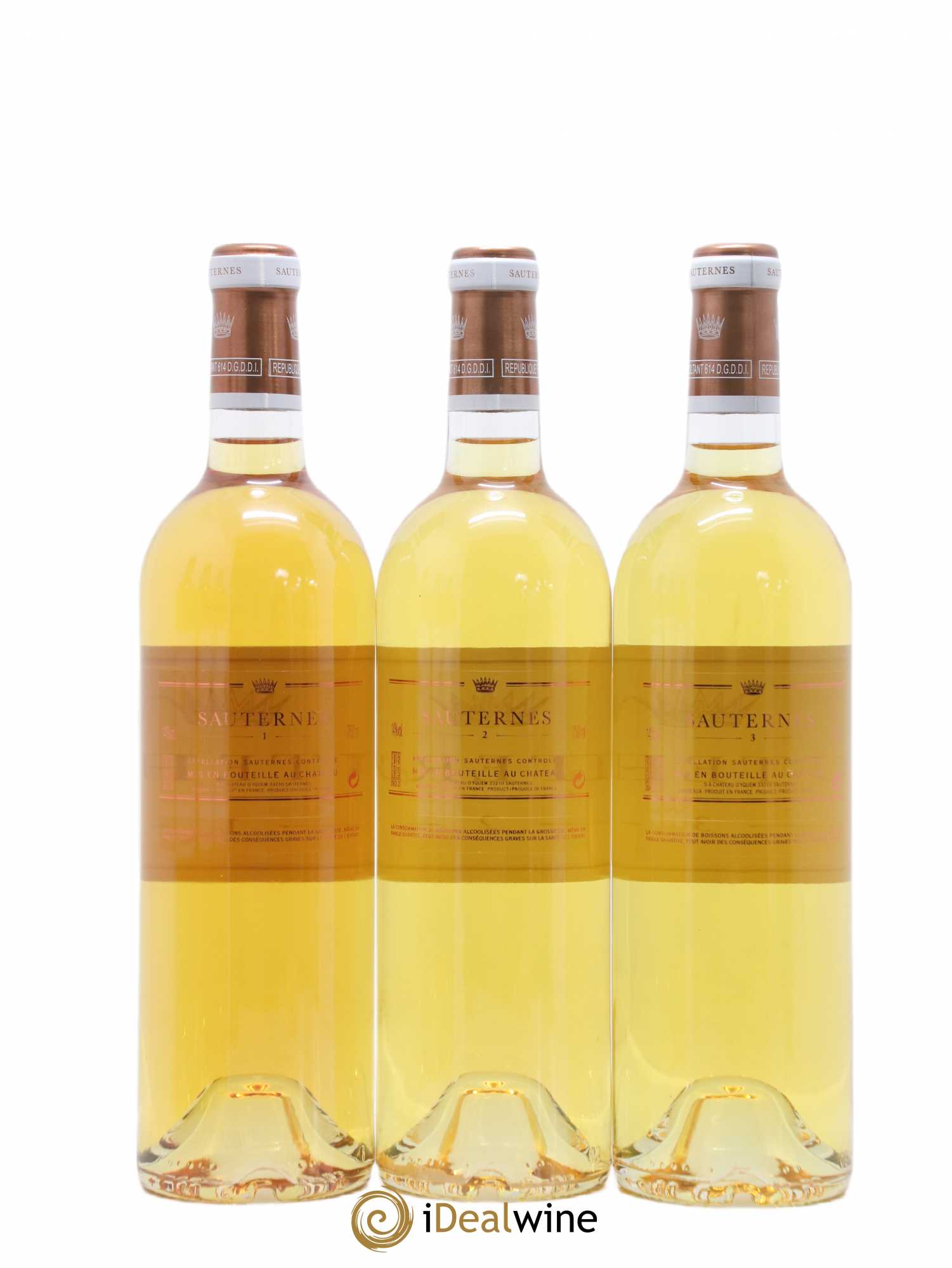 Assortiment Sauternes Numéro 1 à 6  - Lot de 6 bouteilles - 2