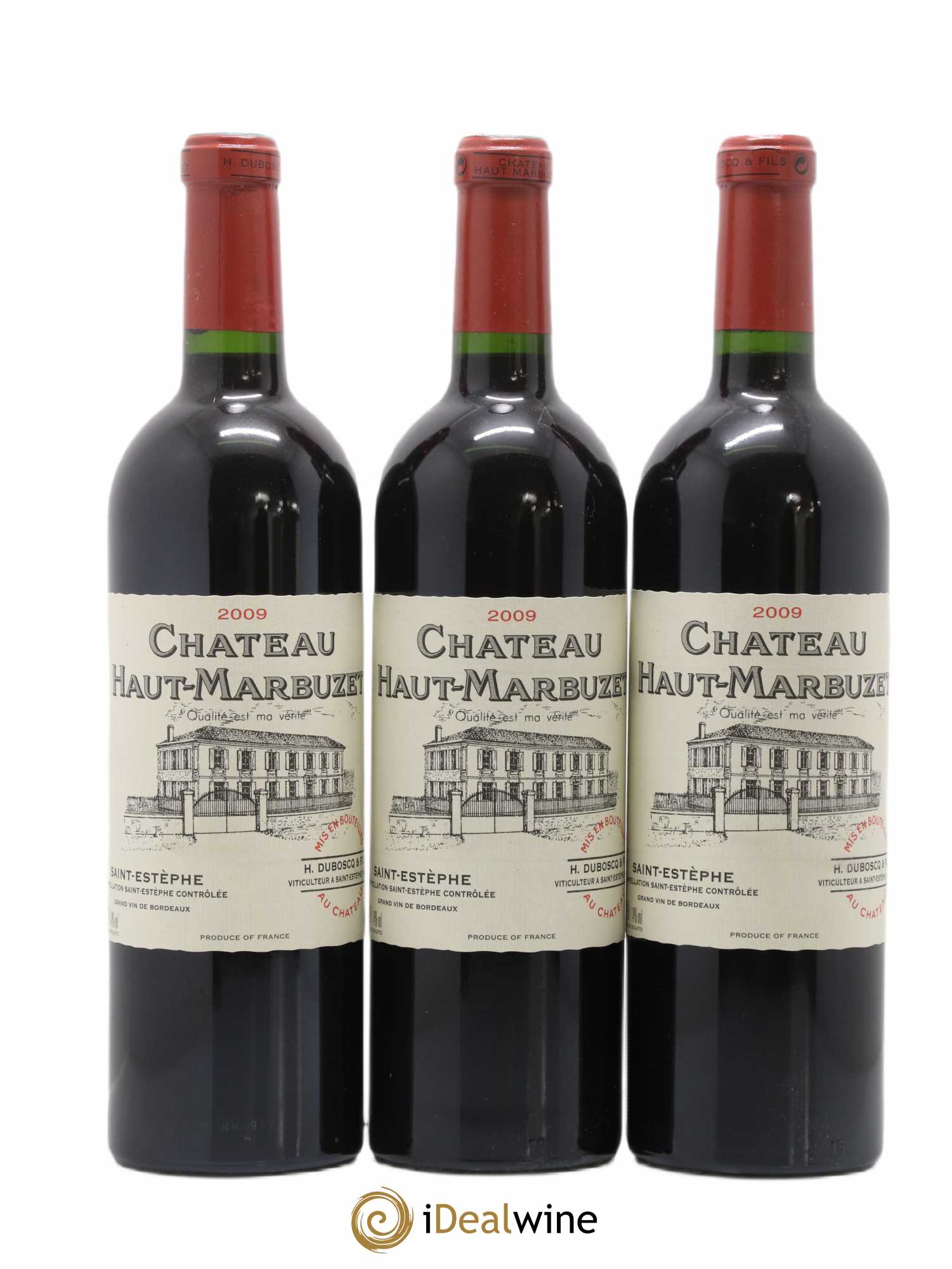 Château Haut Marbuzet 2009 - Lot de 3 bouteilles - 0