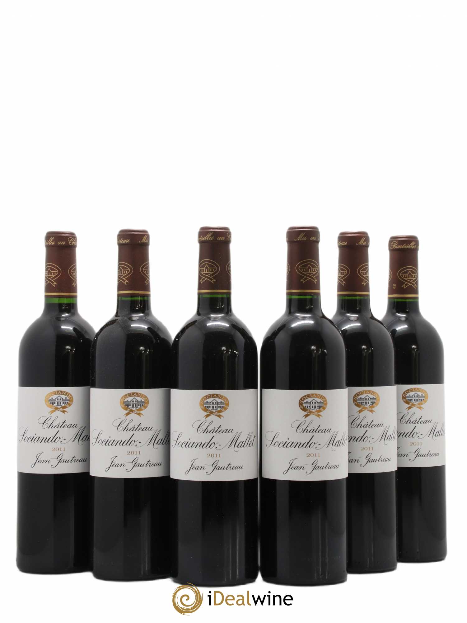 Château Sociando Mallet (sans prix de réserve) 2011 - Lot de 6 bouteilles - 0