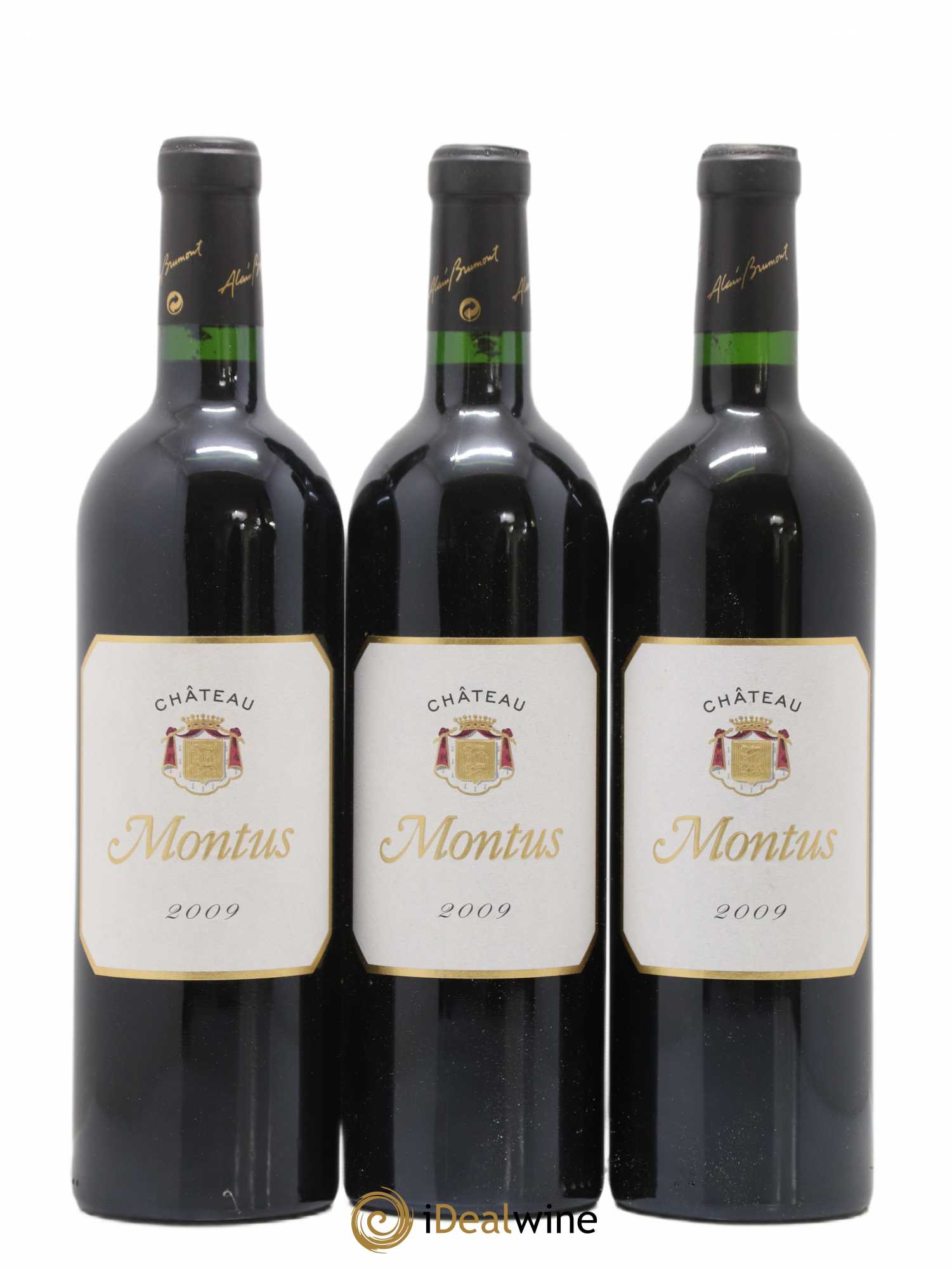 Madiran Château Montus Alain Brumont 2009 - Lot de 3 bouteilles - 0