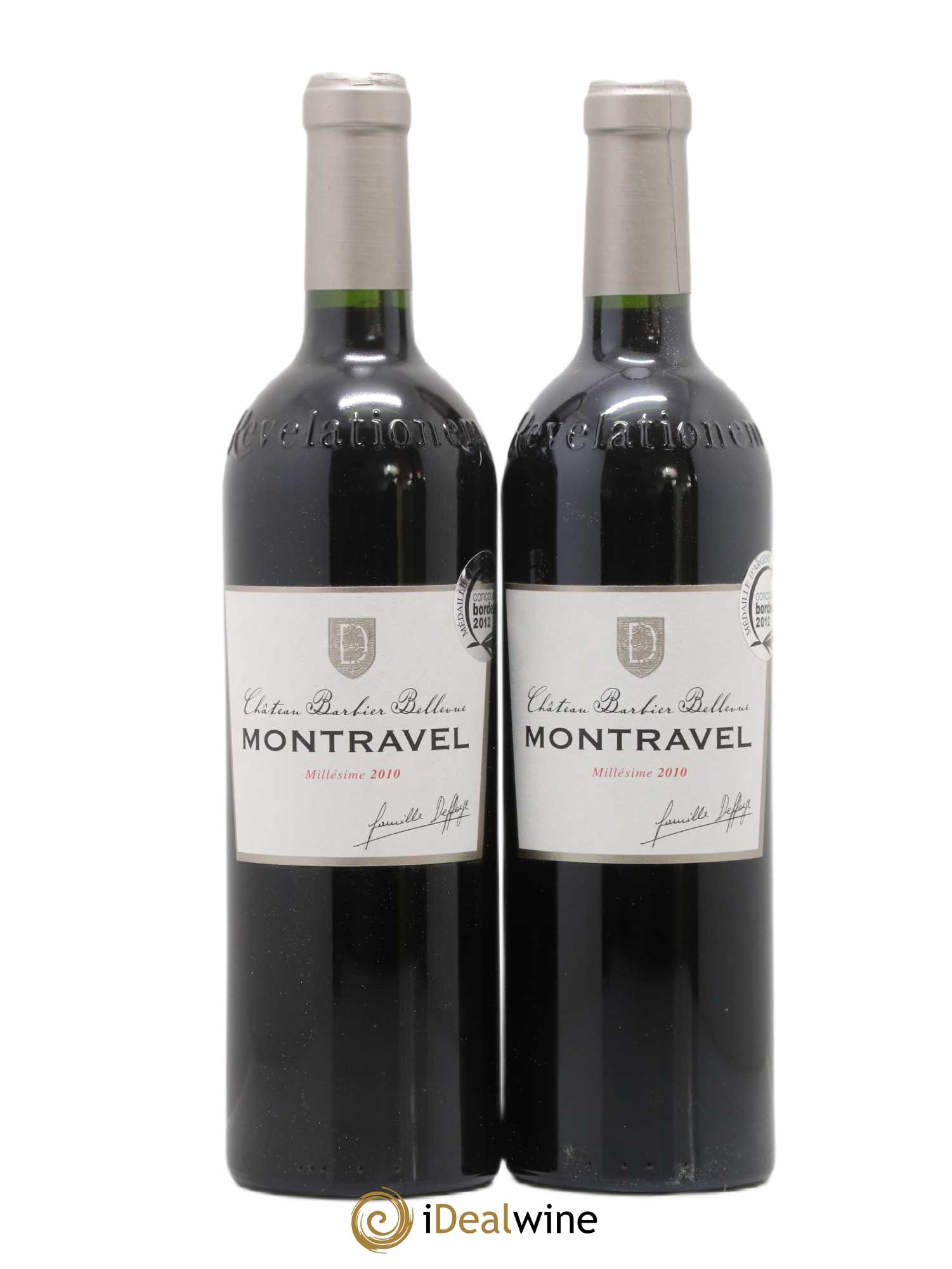 Montravel Château Barbier Bellevue (sans prix de réserve) 2010 - Posten von 2 Flaschen - 0