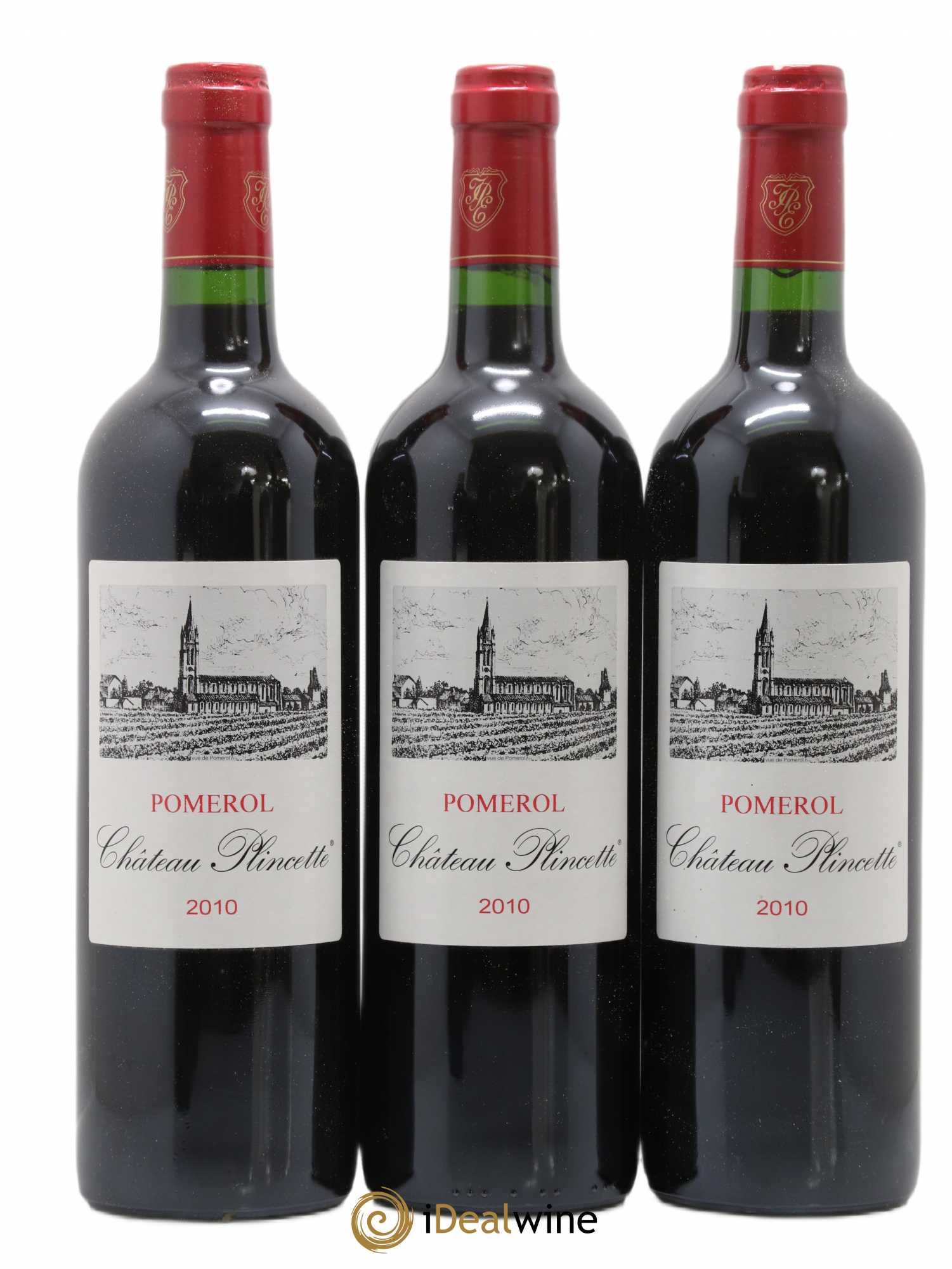 Pomerol Château Plincette 2010 - Lot de 3 bouteilles - 0