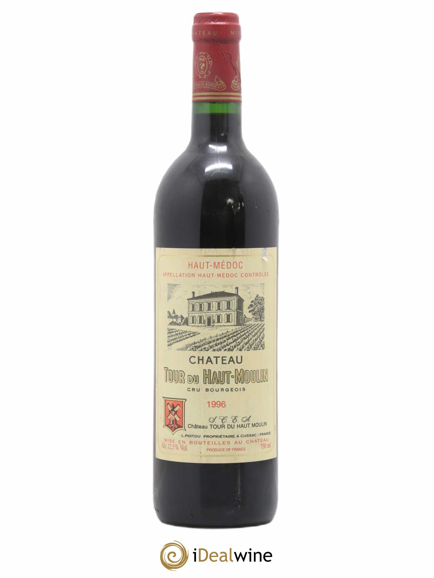 Château Tour du Haut Moulin Cru Bourgeois 1996 - Lot de 1 bouteille - 0