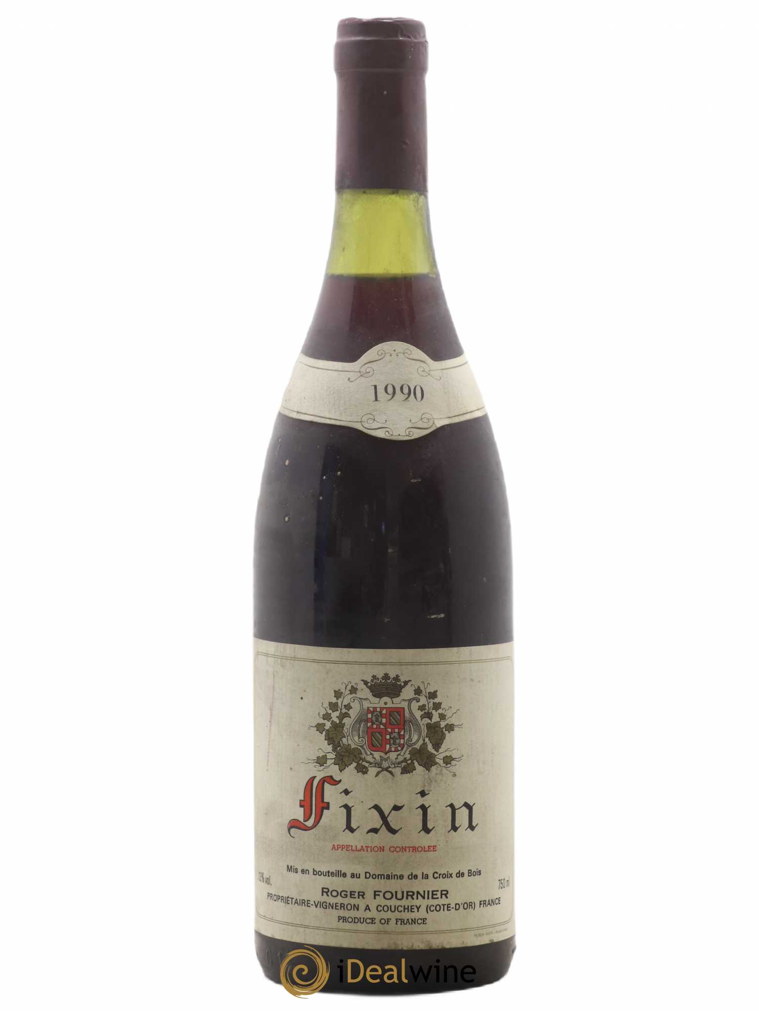 Fixin Domaine De La Croix De Bois Roger Fournier 1990 - Posten von 1 Flasche - 0