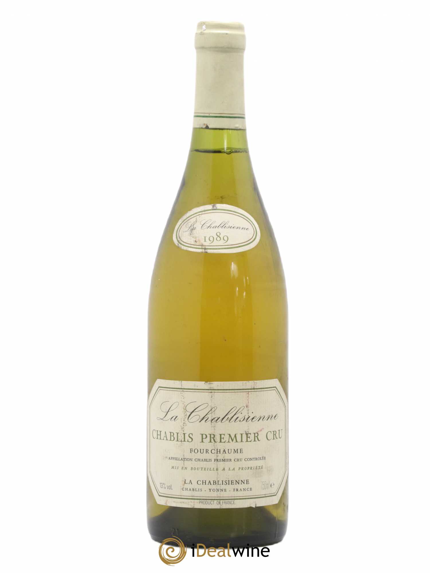 Chablis 1er Cru Fourchaume La Chablisienne 1989 - Posten von 1 Flasche - 0