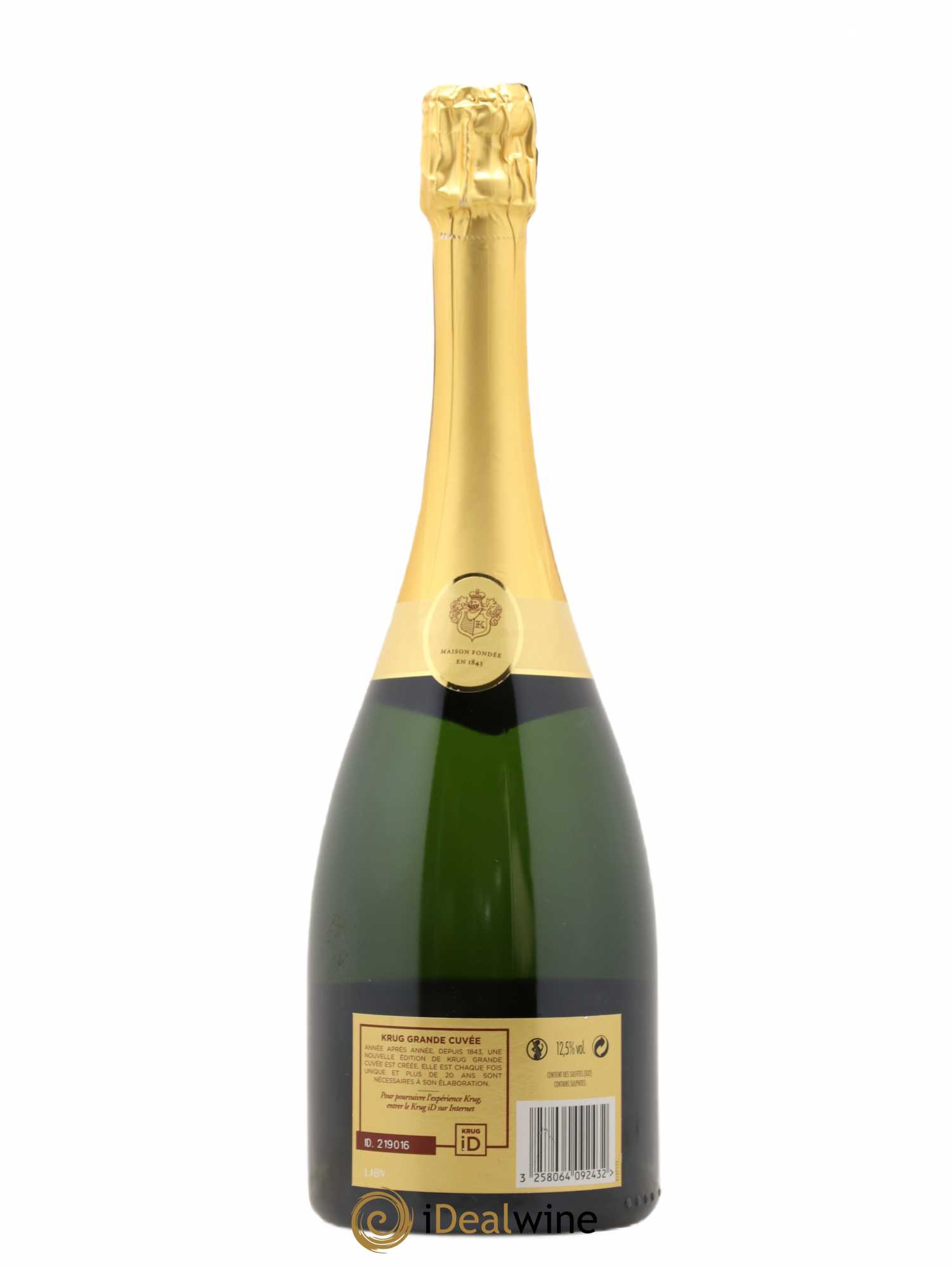 Grande Cuvée - 168ème édition Krug - Lot of 1 bottle - 1