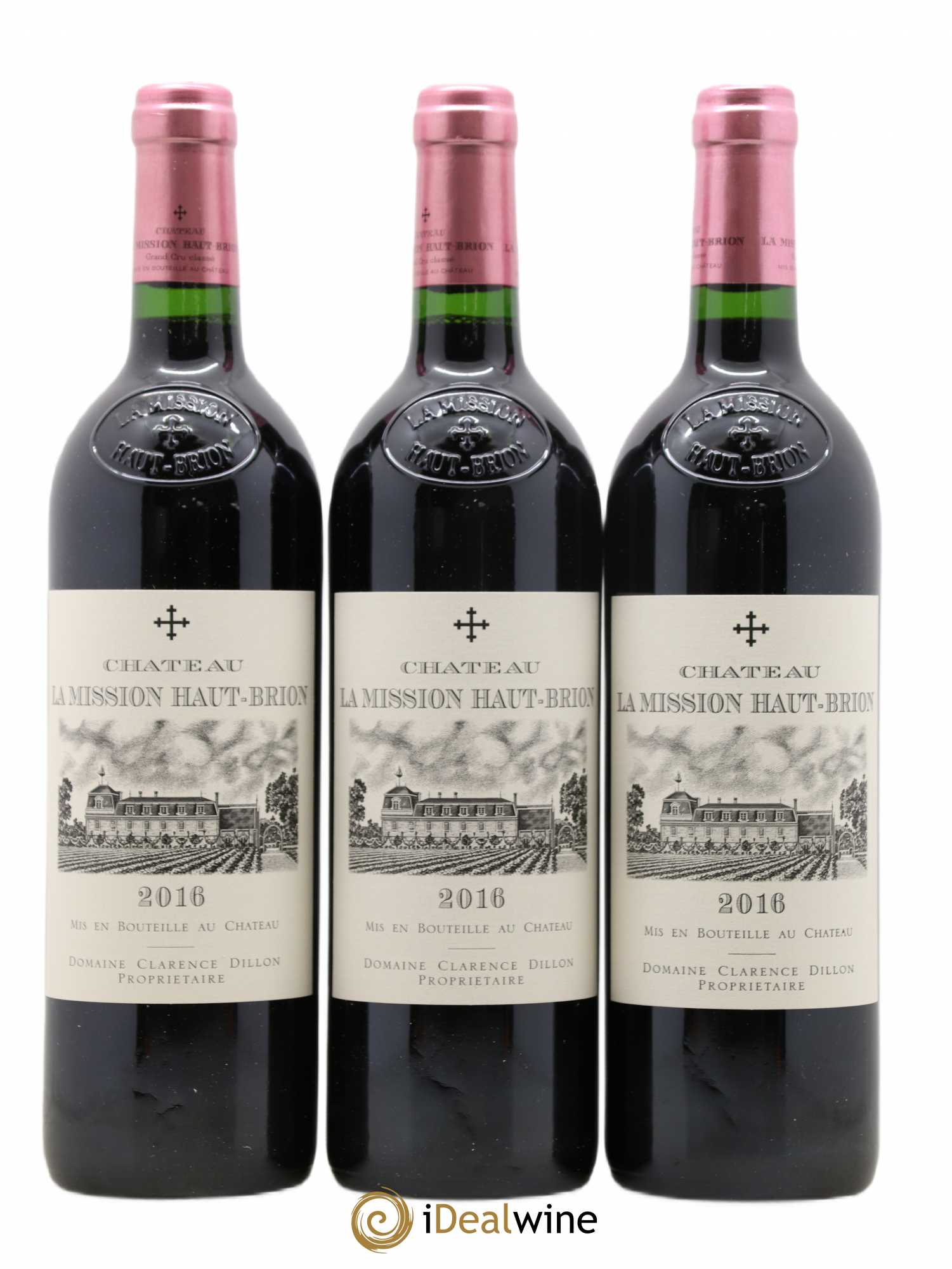 Château la Mission Haut-Brion Cru Classé de Graves 2016 - Lot de 3 bouteilles - 0