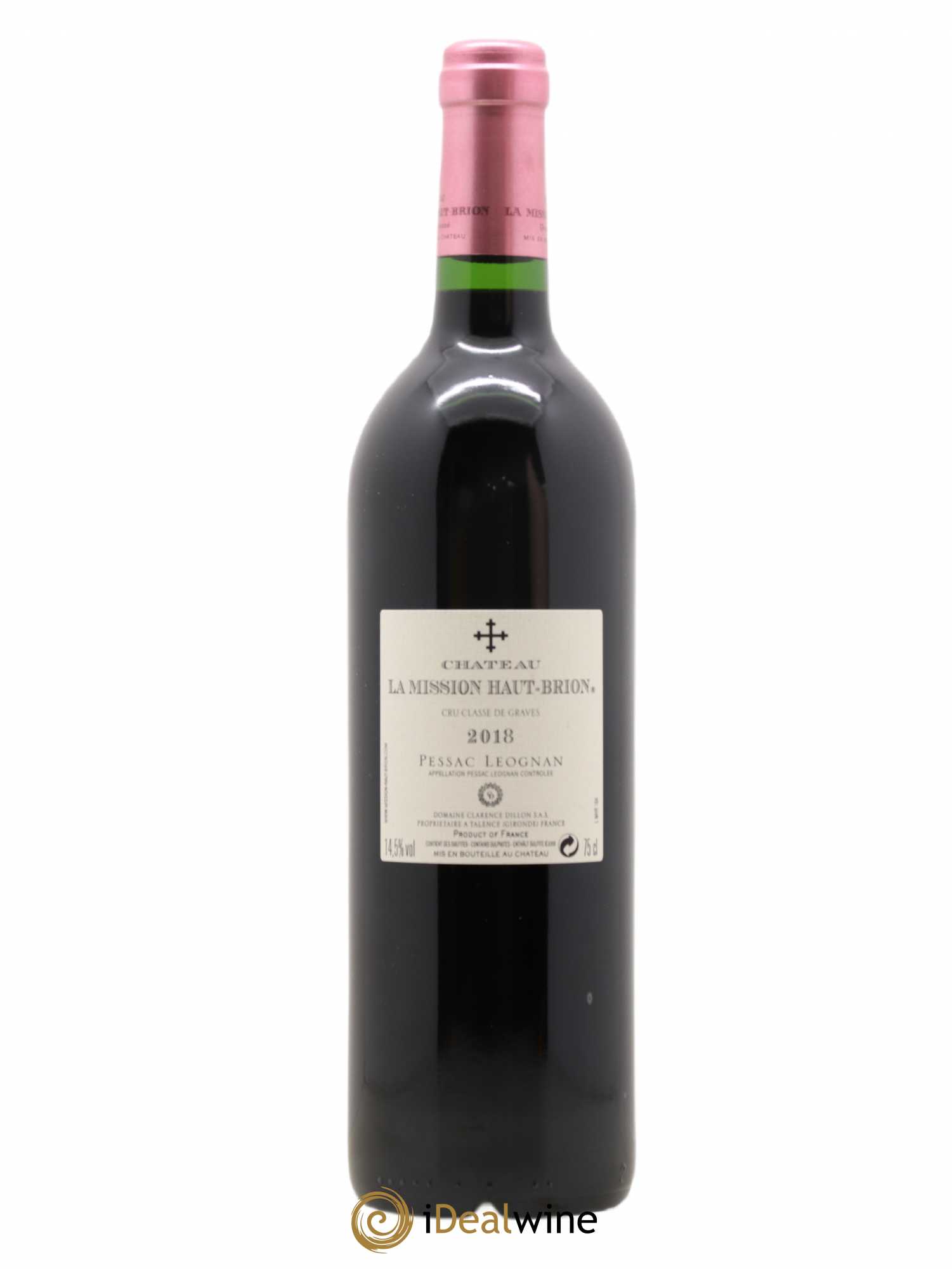 Château la Mission Haut-Brion Cru Classé de Graves 2018 - Lot de 1 bouteille - 1