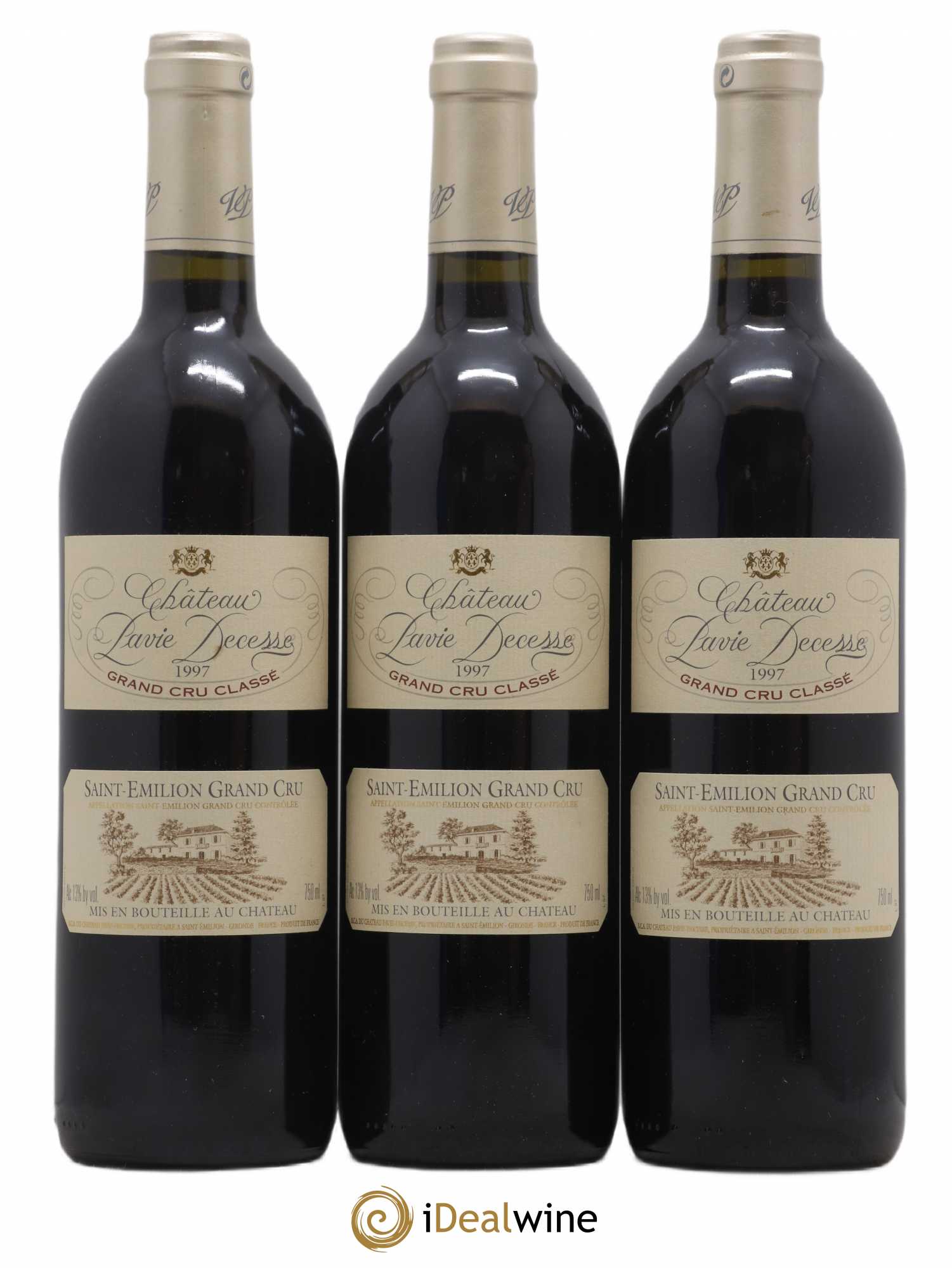 Château Pavie Decesse Grand Cru Classé 1997 - Lot de 3 bouteilles - 0