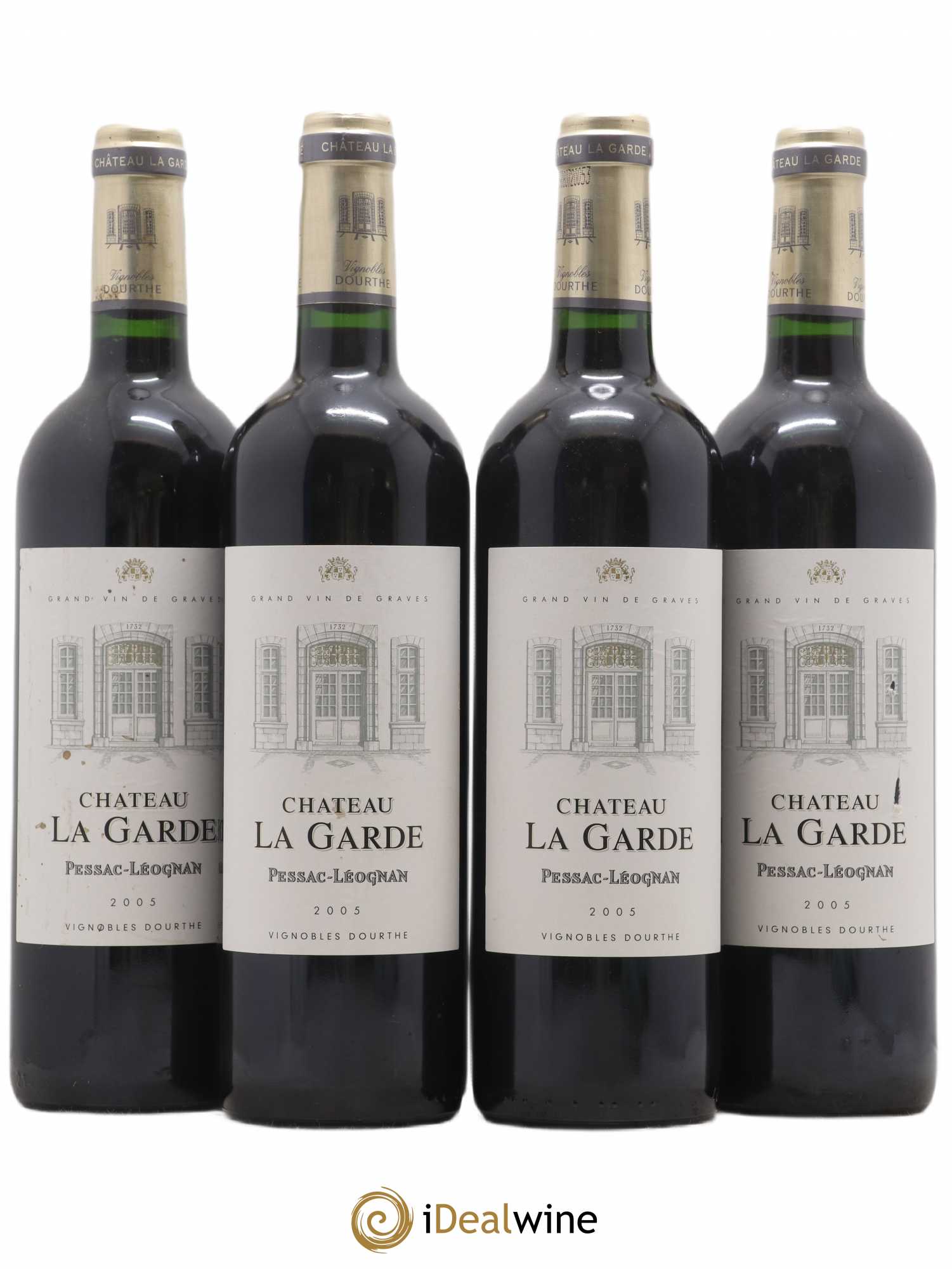 Château la Garde 2005 - Lot de 4 bouteilles - 0