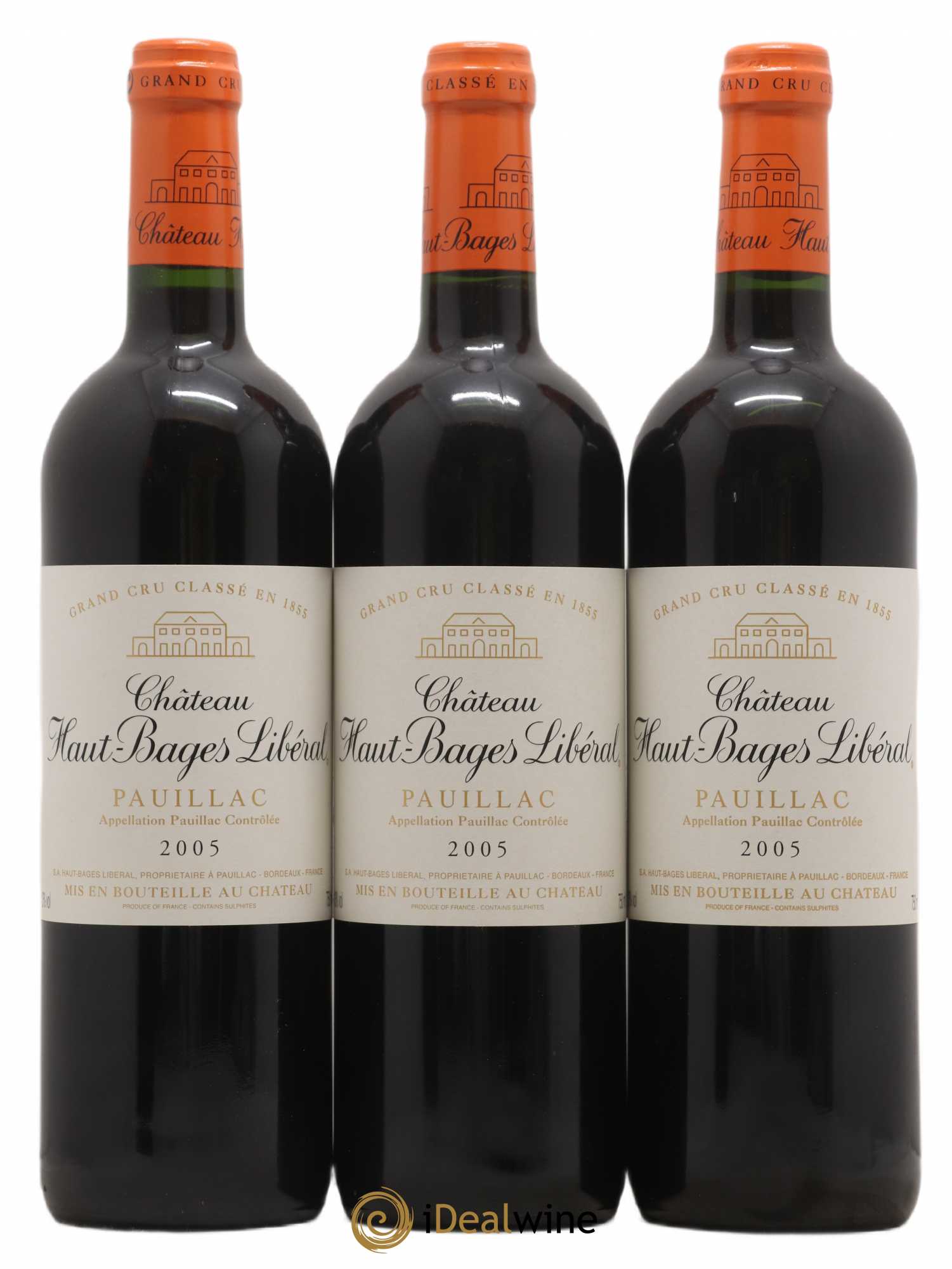 Château Haut Bages Libéral 5ème Grand Cru Classé 2005 - Lot de 12 bouteilles - 1