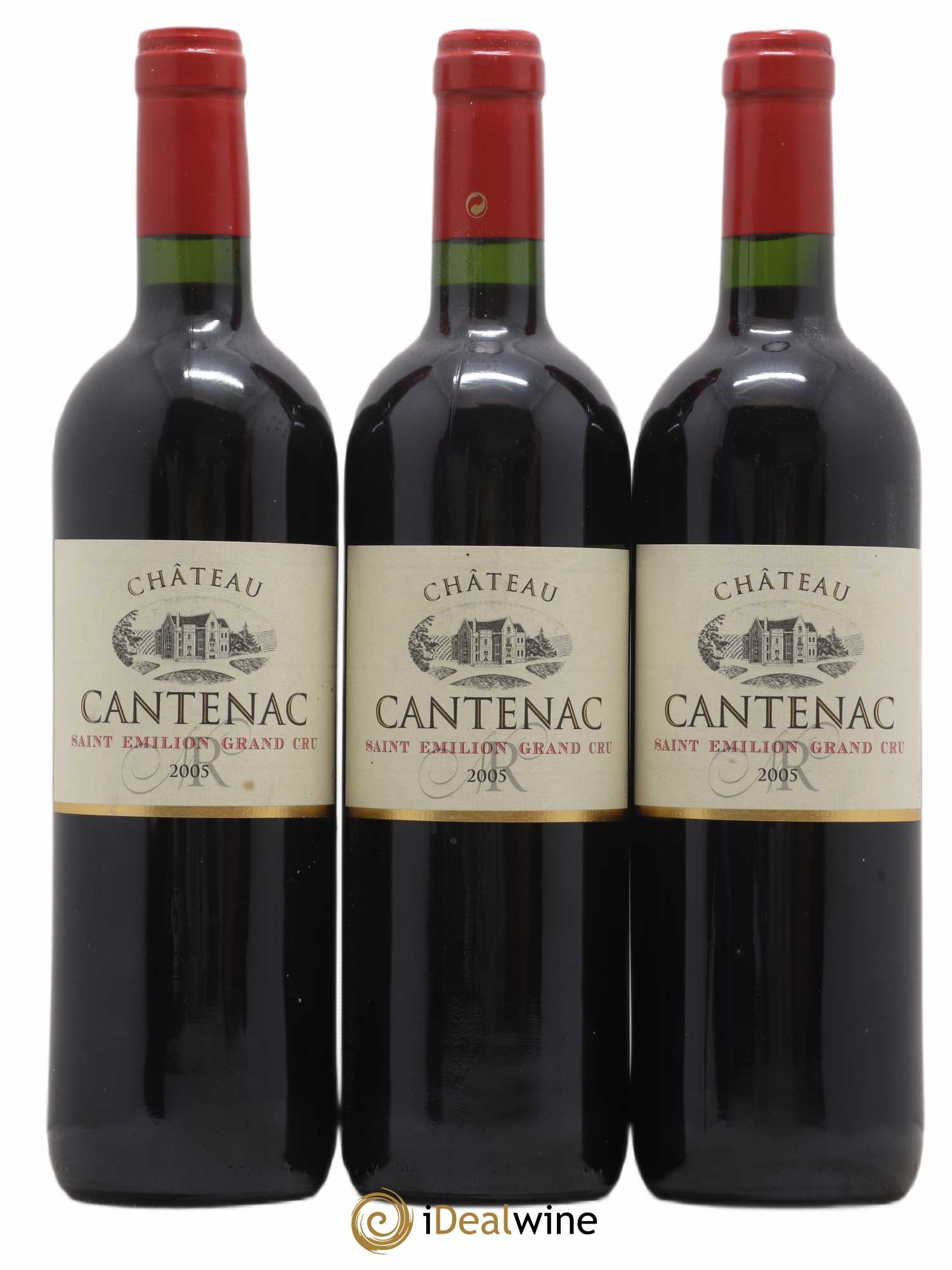 Saint-Émilion Grand Cru Château Cantenac 2005 - Lotto di 12 bottiglie - 2