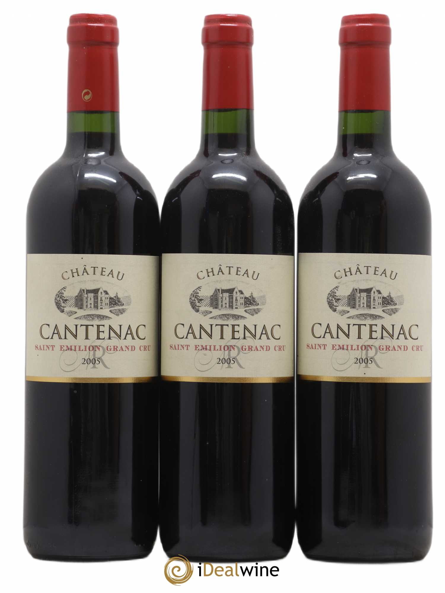 Saint-Émilion Grand Cru Château Cantenac 2005 - Lotto di 12 bottiglie - 3