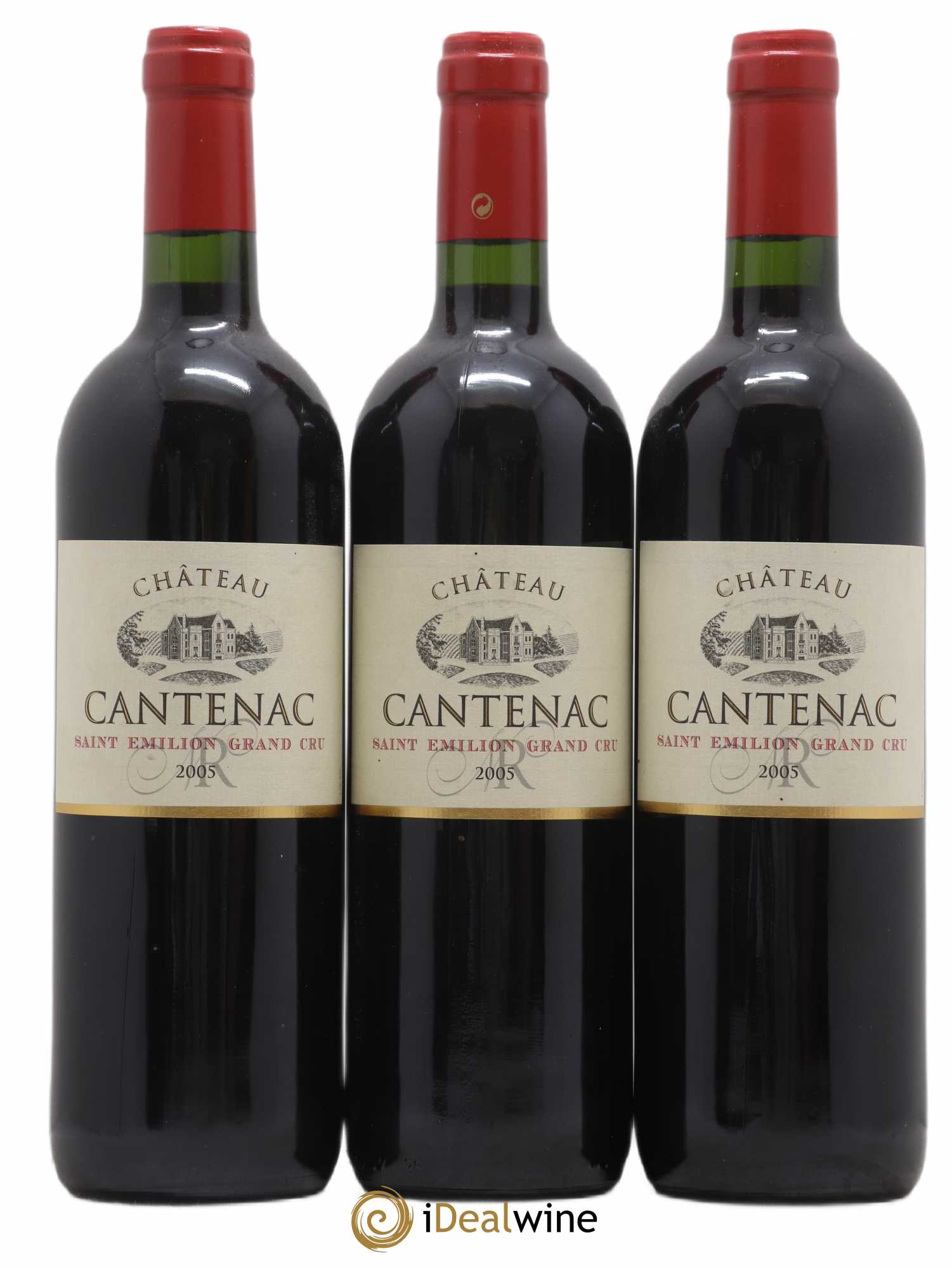 Saint-Émilion Grand Cru Château Cantenac 2005 - Lotto di 12 bottiglie - 4