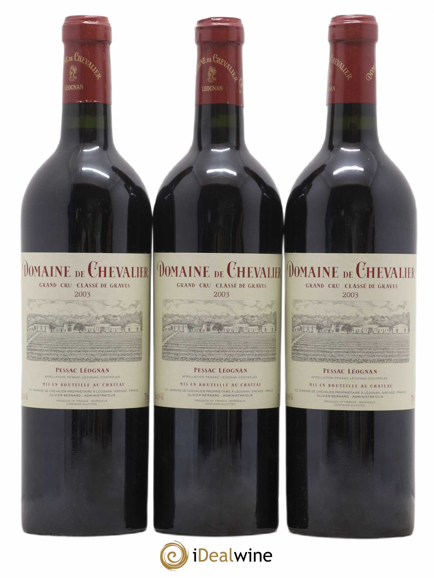 Domaine de Chevalier Cru Classé de Graves 2003 - Lot de 12 bouteilles - 4