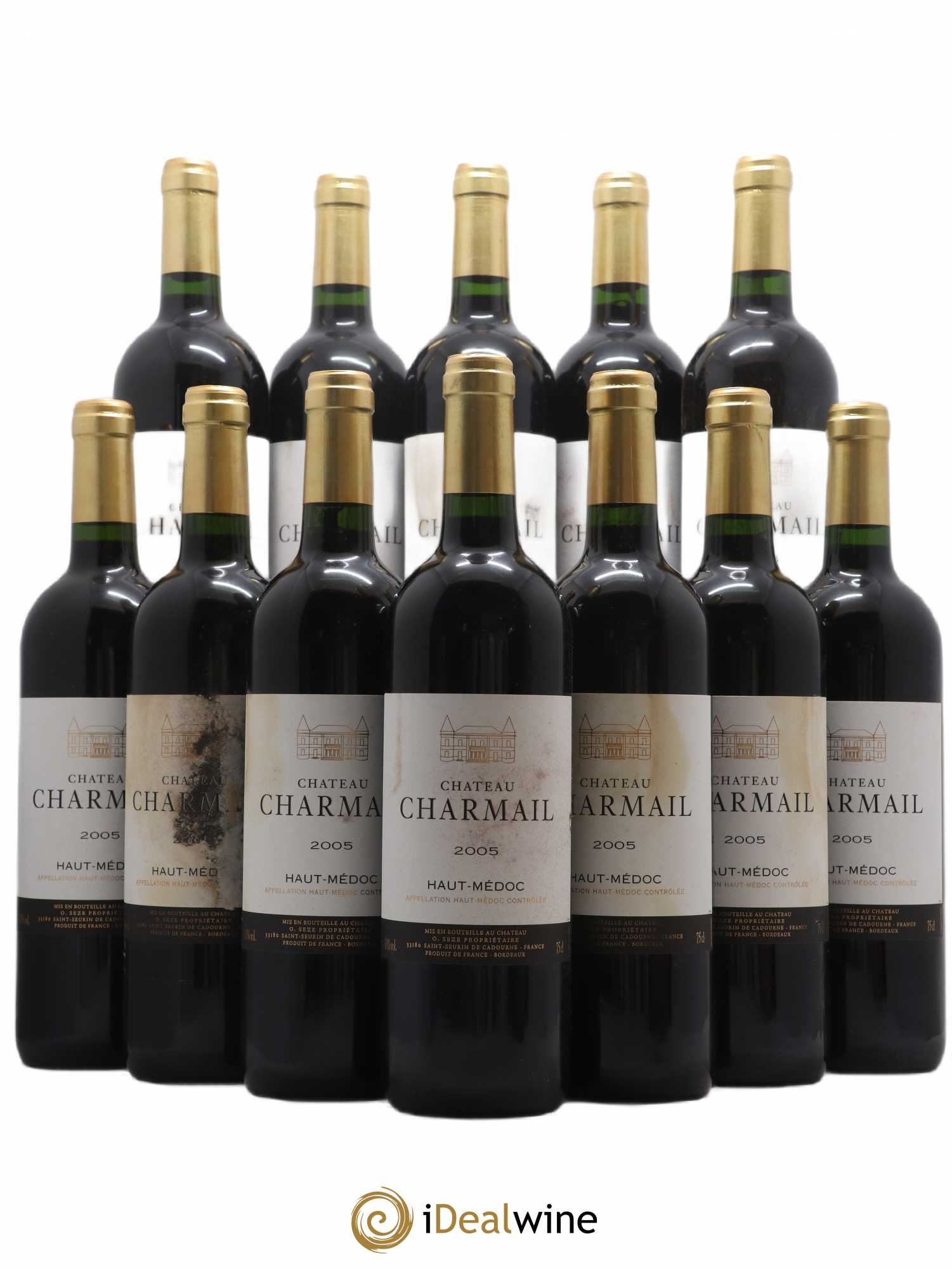 Château Charmail Cru Bourgeois 2005 - Lot de 12 bouteilles - 0