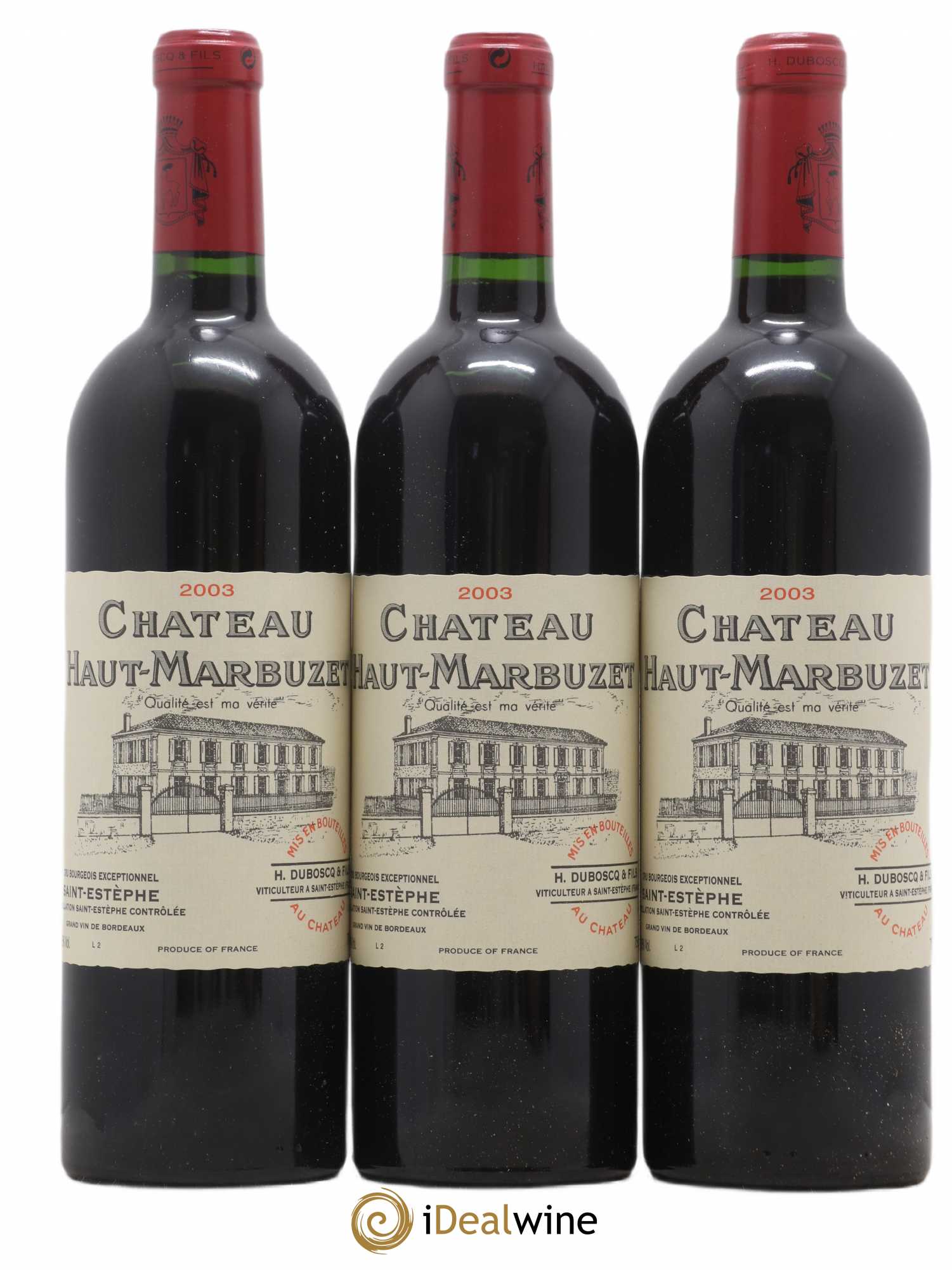 Château Haut Marbuzet 2003 - Lot de 12 bouteilles - 3