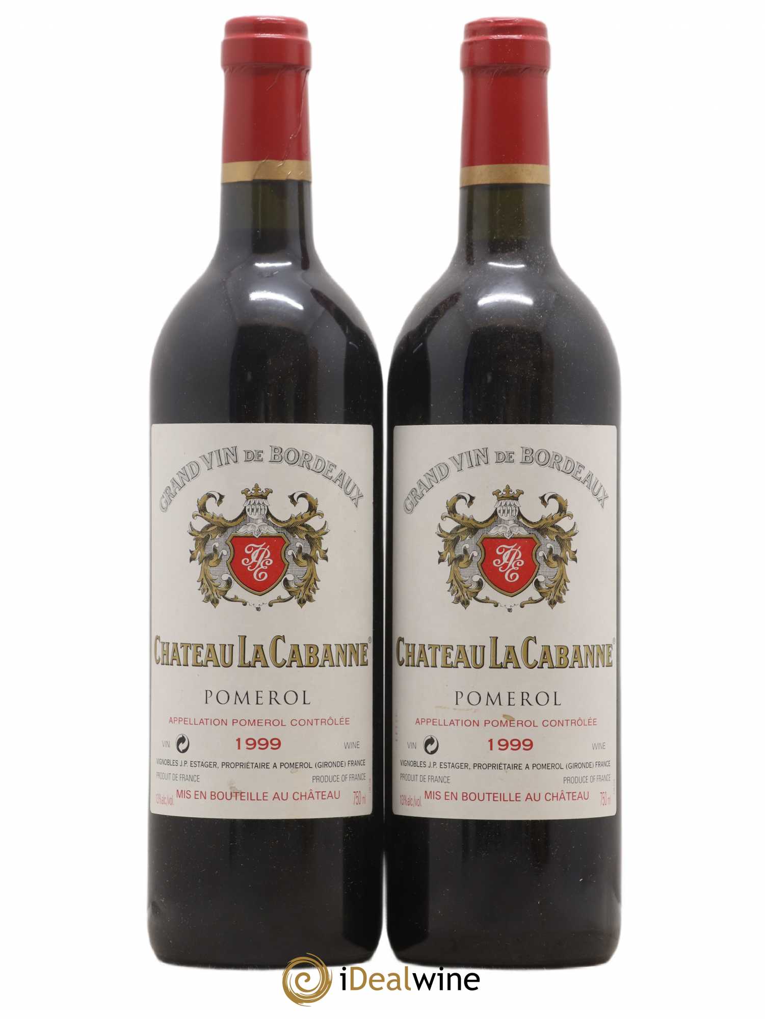 Château la Cabanne 1999 - Lot de 2 bouteilles - 0