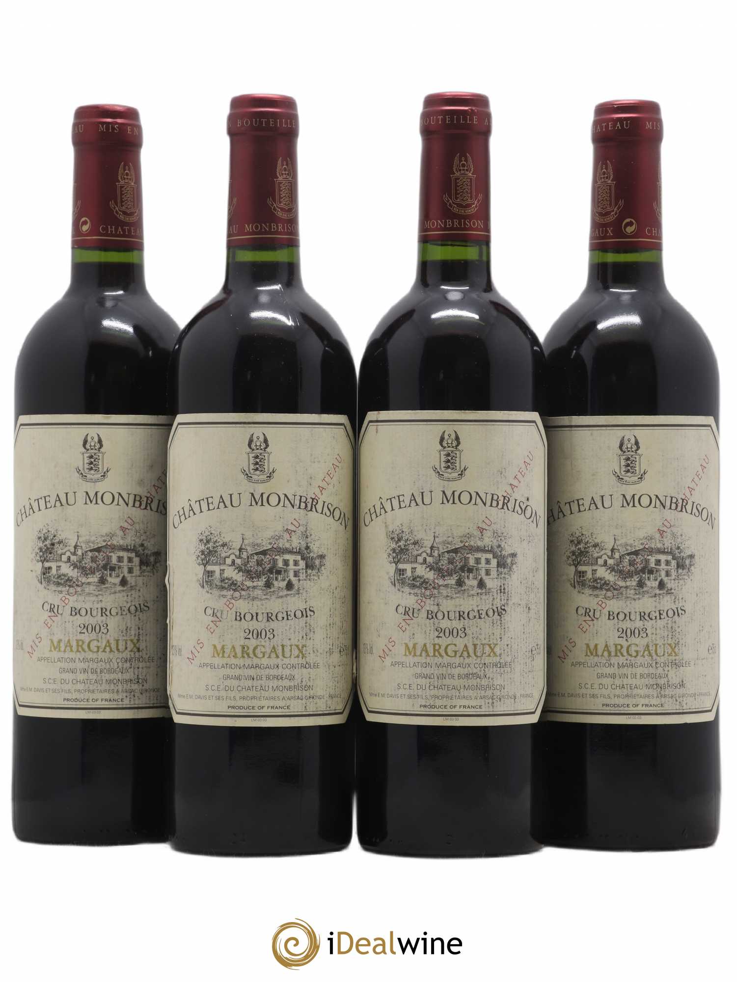 Château Monbrison 2003 - Posten von 4 Flaschen - 0