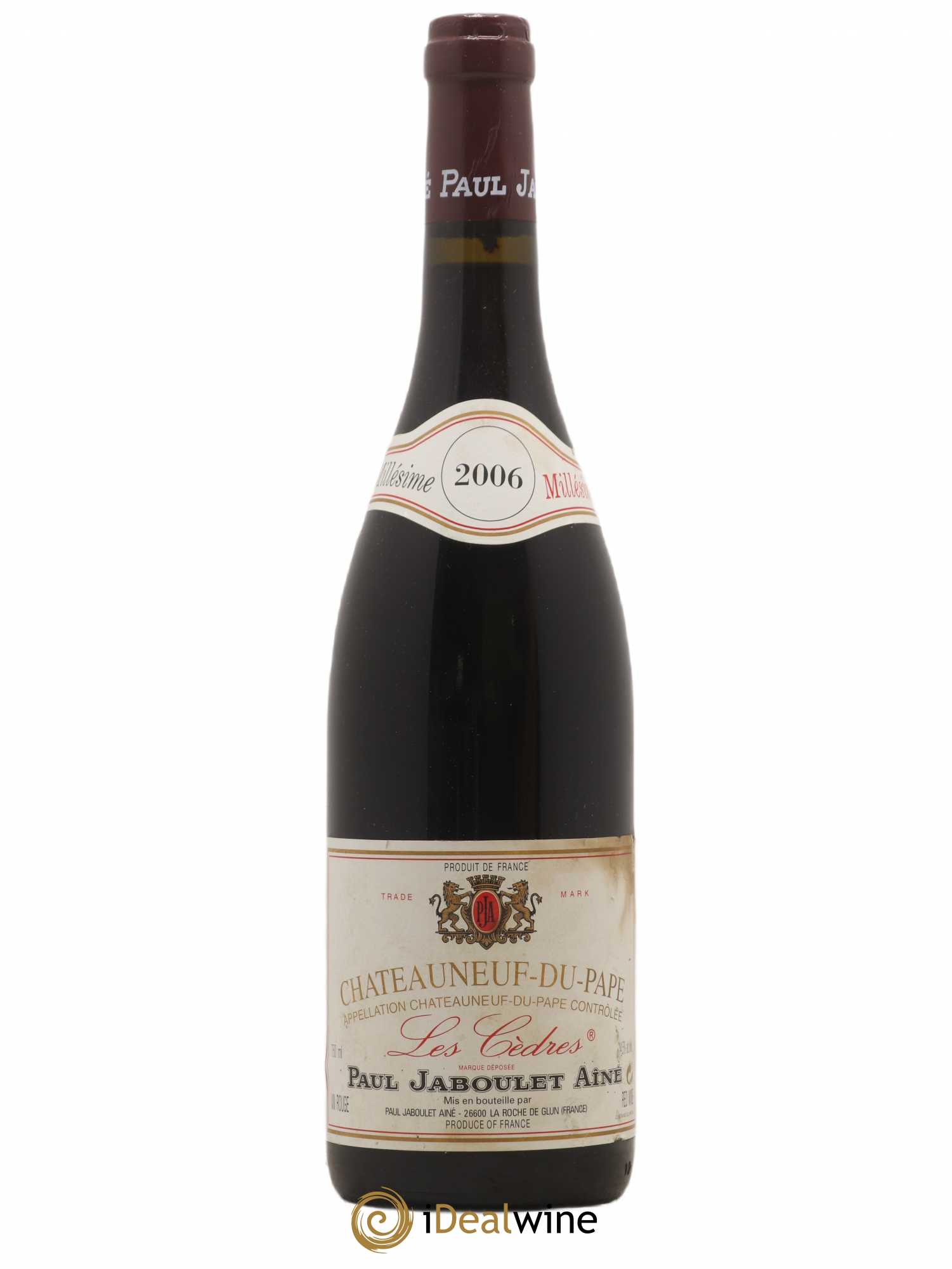 Châteauneuf-du-Pape Les Cèdres Paul Jaboulet Ainé 2006 - Posten von 1 Flasche - 0