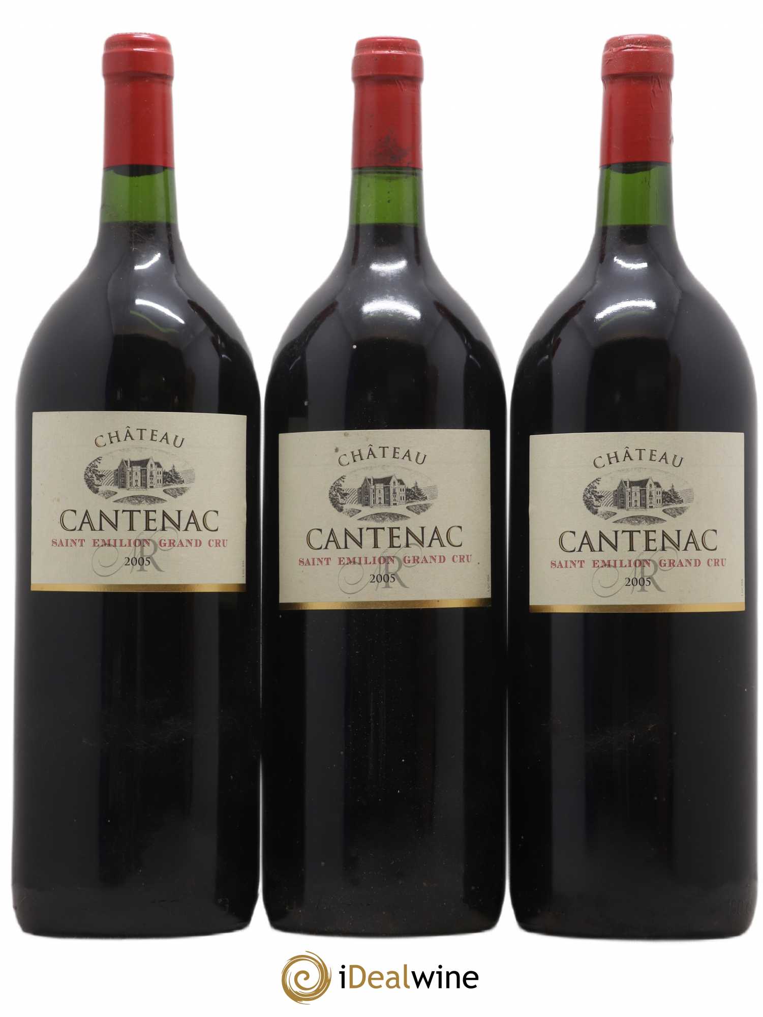 Saint-Émilion Grand Cru Château Cantenac 2005 - Lot de 6 magnums - 2