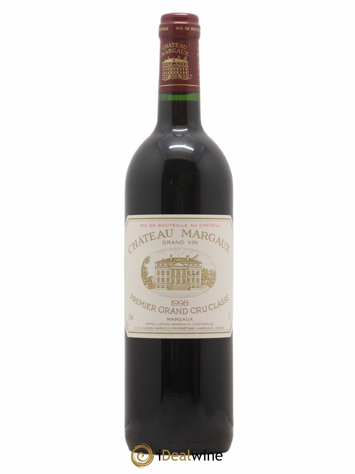 Château Margaux 1er Grand Cru Classé 1998 - Lot de 1 bouteille - 0
