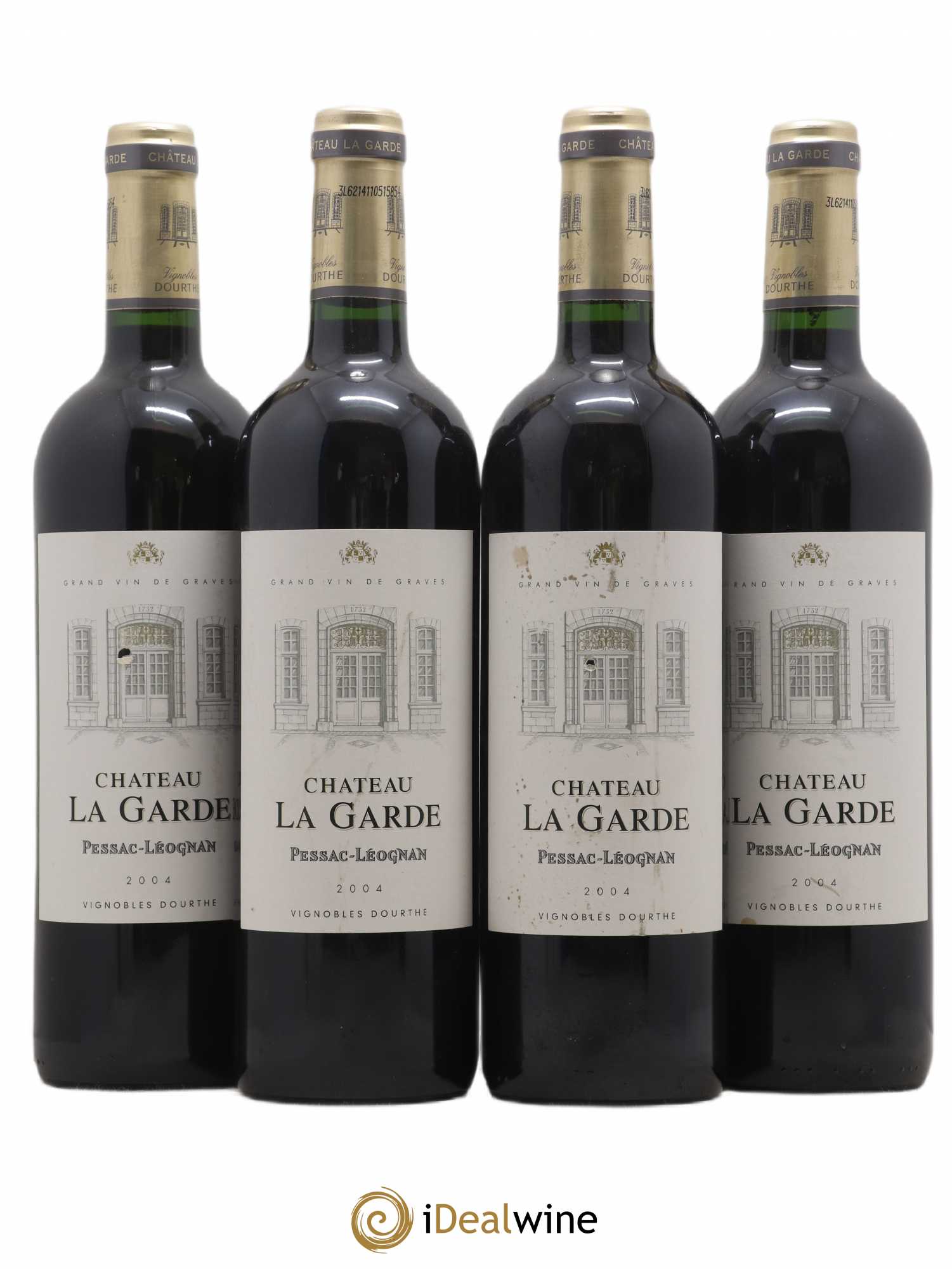 Château la Garde 2004 - Lot de 4 bouteilles - 0