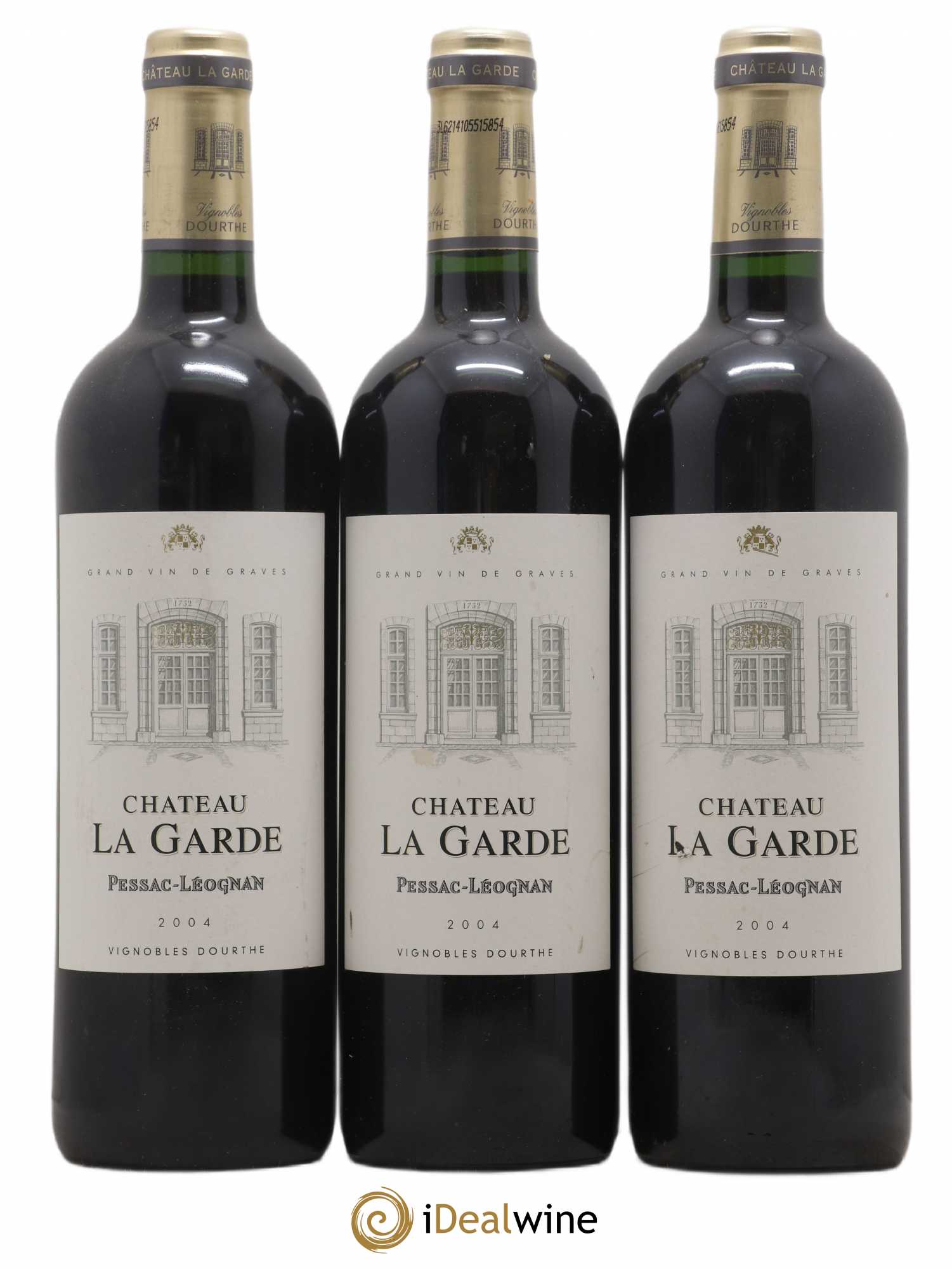 Château la Garde 2004 - Lot de 3 bouteilles - 0