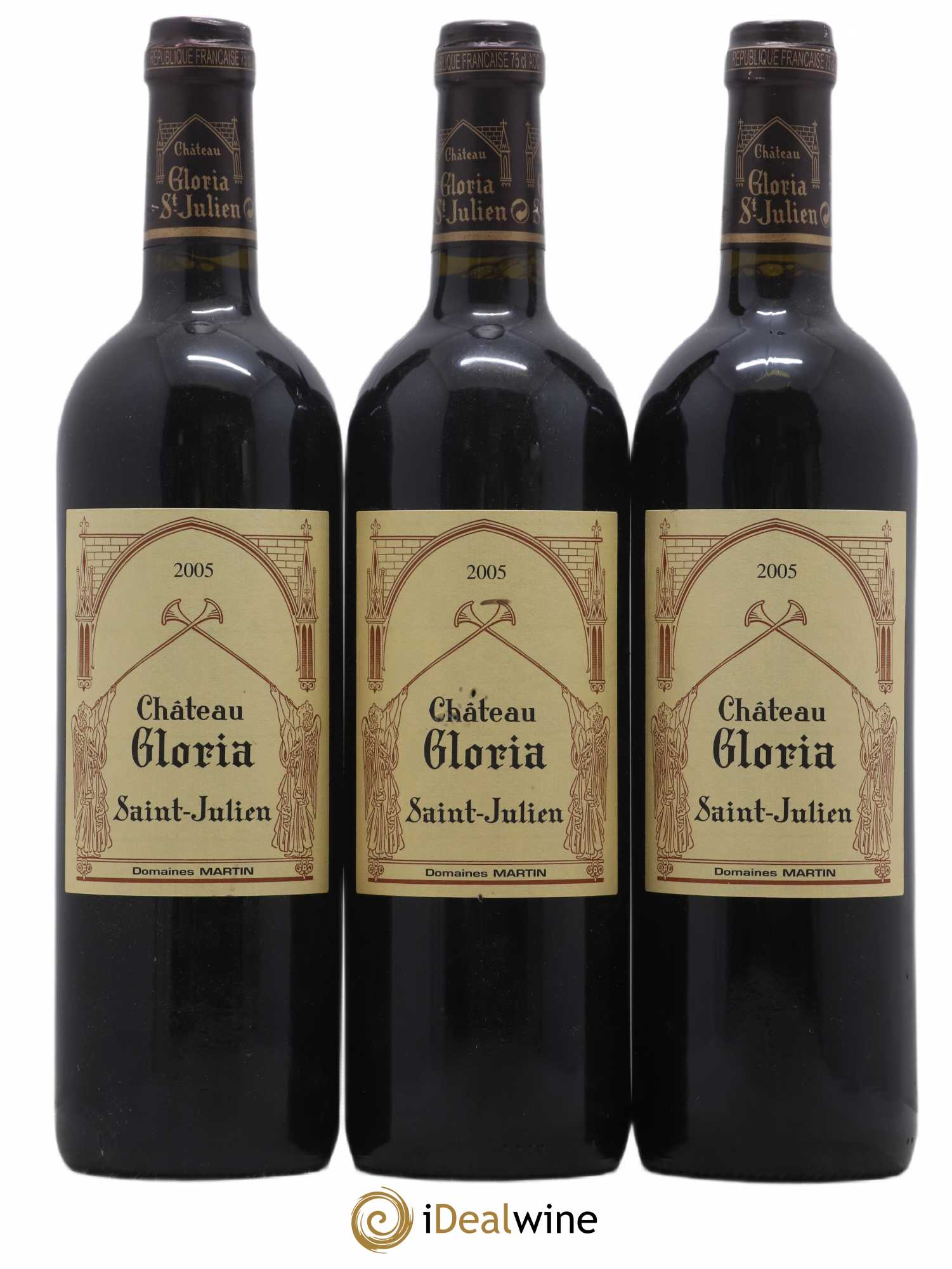 Château Gloria 2005 - Lot de 3 bouteilles - 0