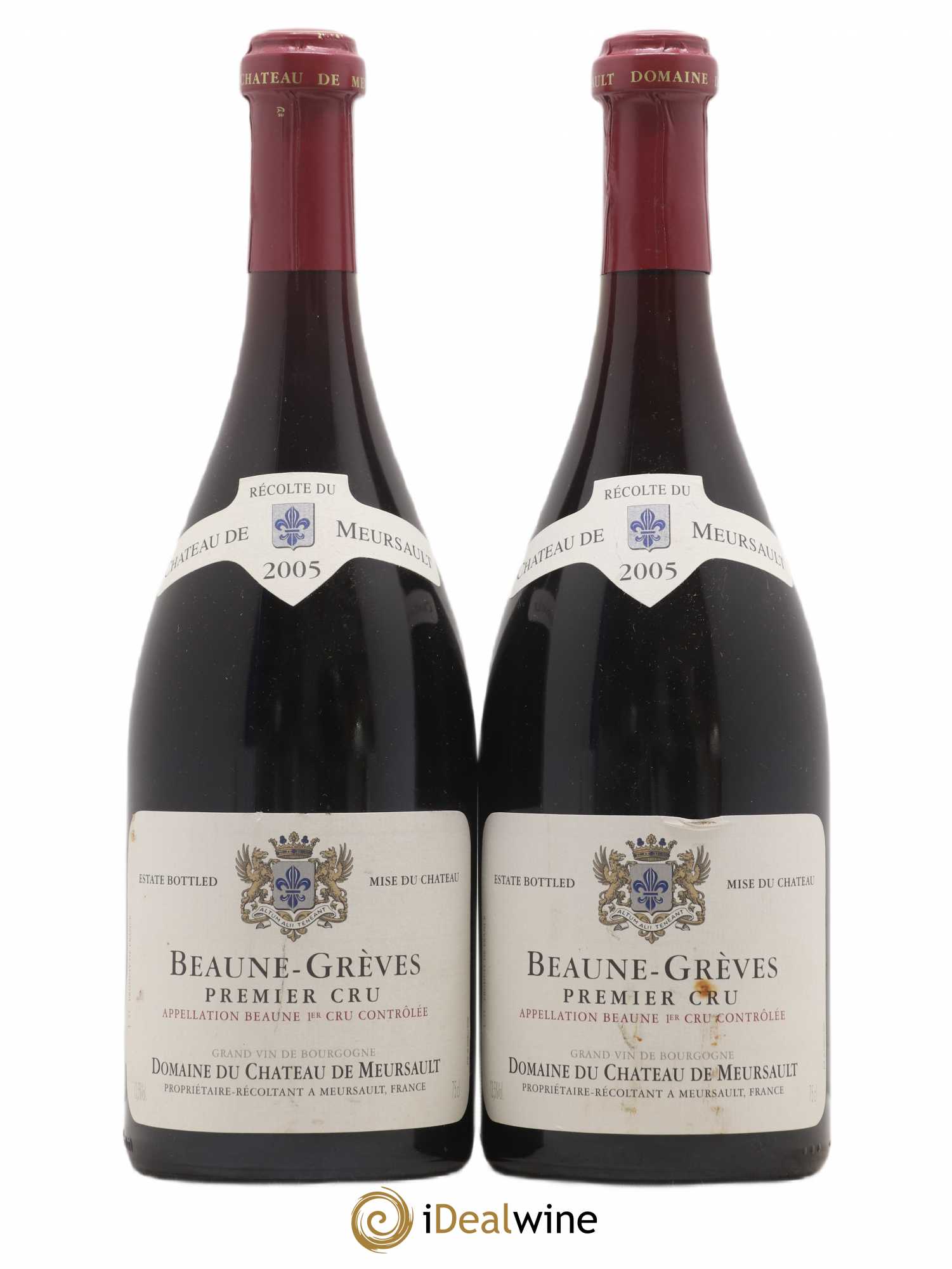 Beaune 1er Cru Grèves Château de Meursault 2005 - Posten von 2 Flaschen - 0