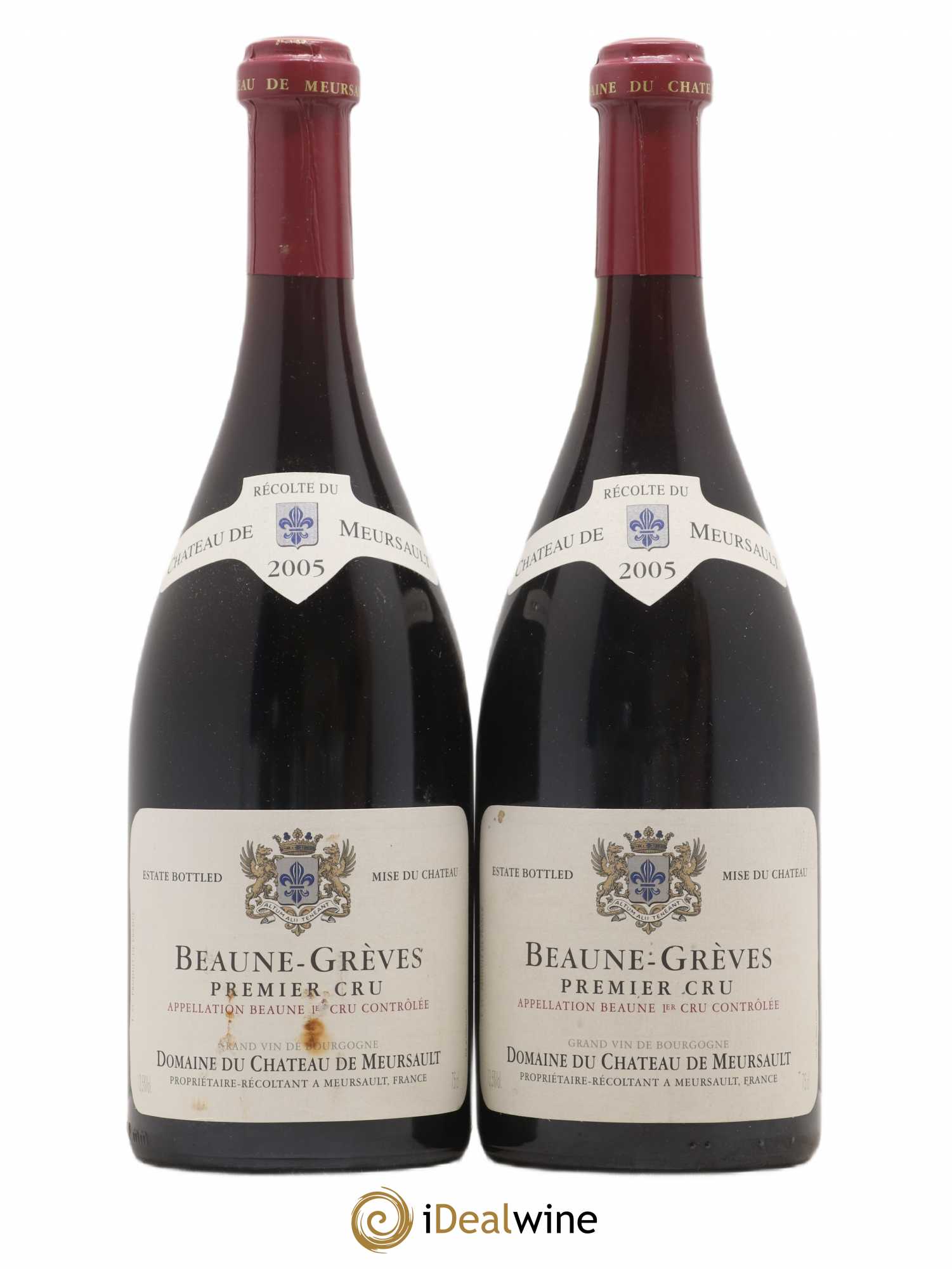Beaune 1er Cru Grèves Château de Meursault 2005 - Posten von 2 Flaschen - 0