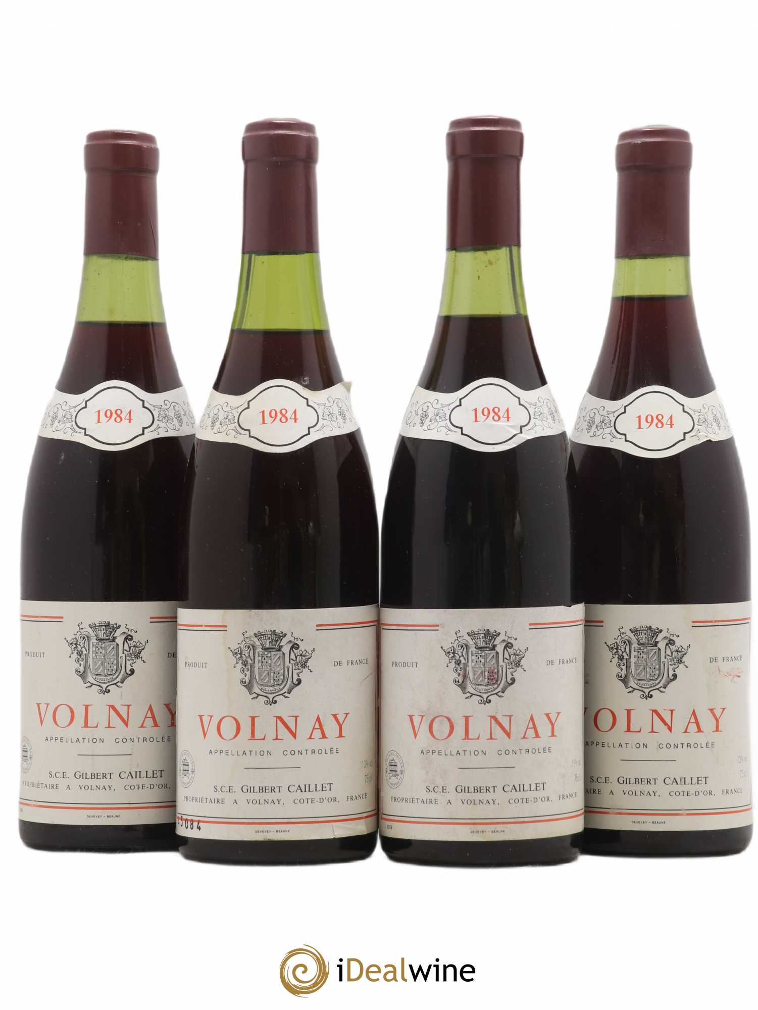 Volnay Gilbert Caillet 1984 - Lot de 4 bouteilles - 0