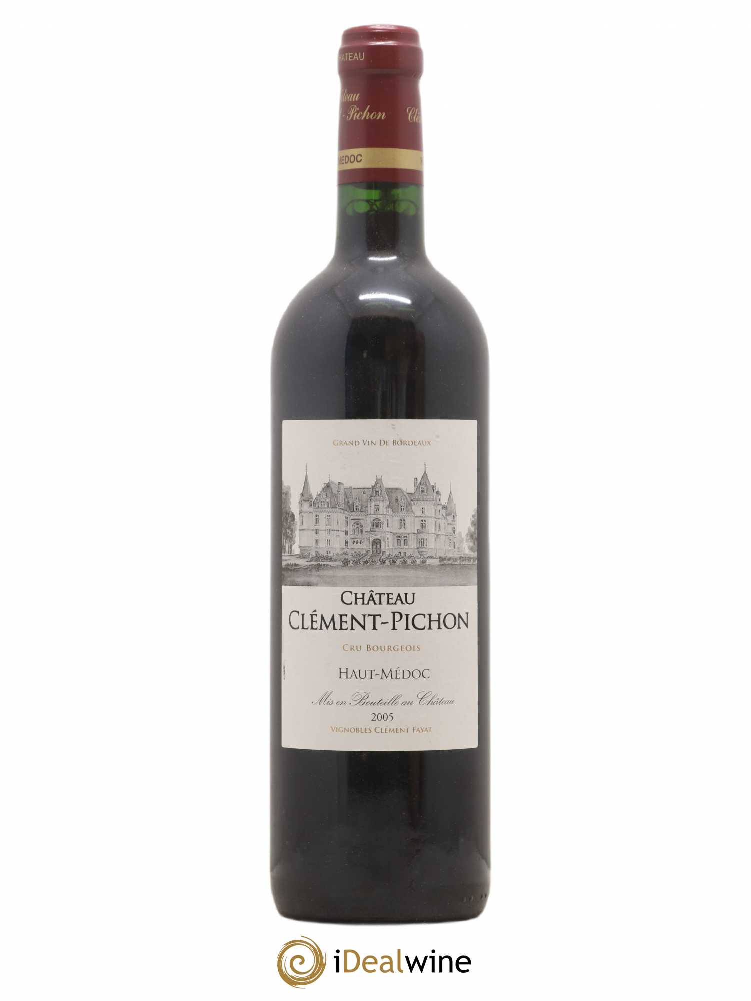 Château Clément-Pichon Cru Bourgeois 2005 - Lot de 1 bouteille - 0