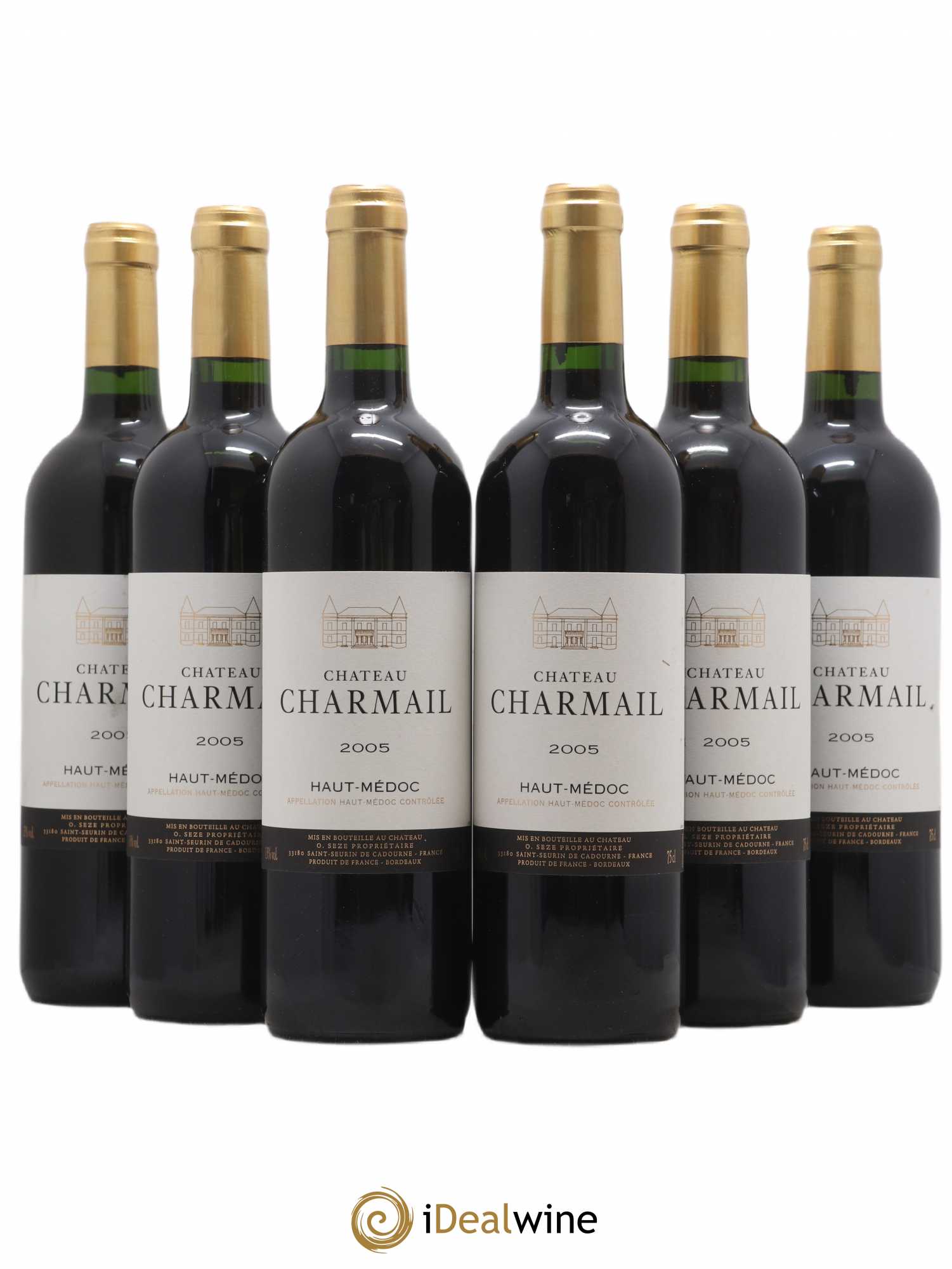 Château Charmail Cru Bourgeois 2005 - Lot de 6 bouteilles - 0