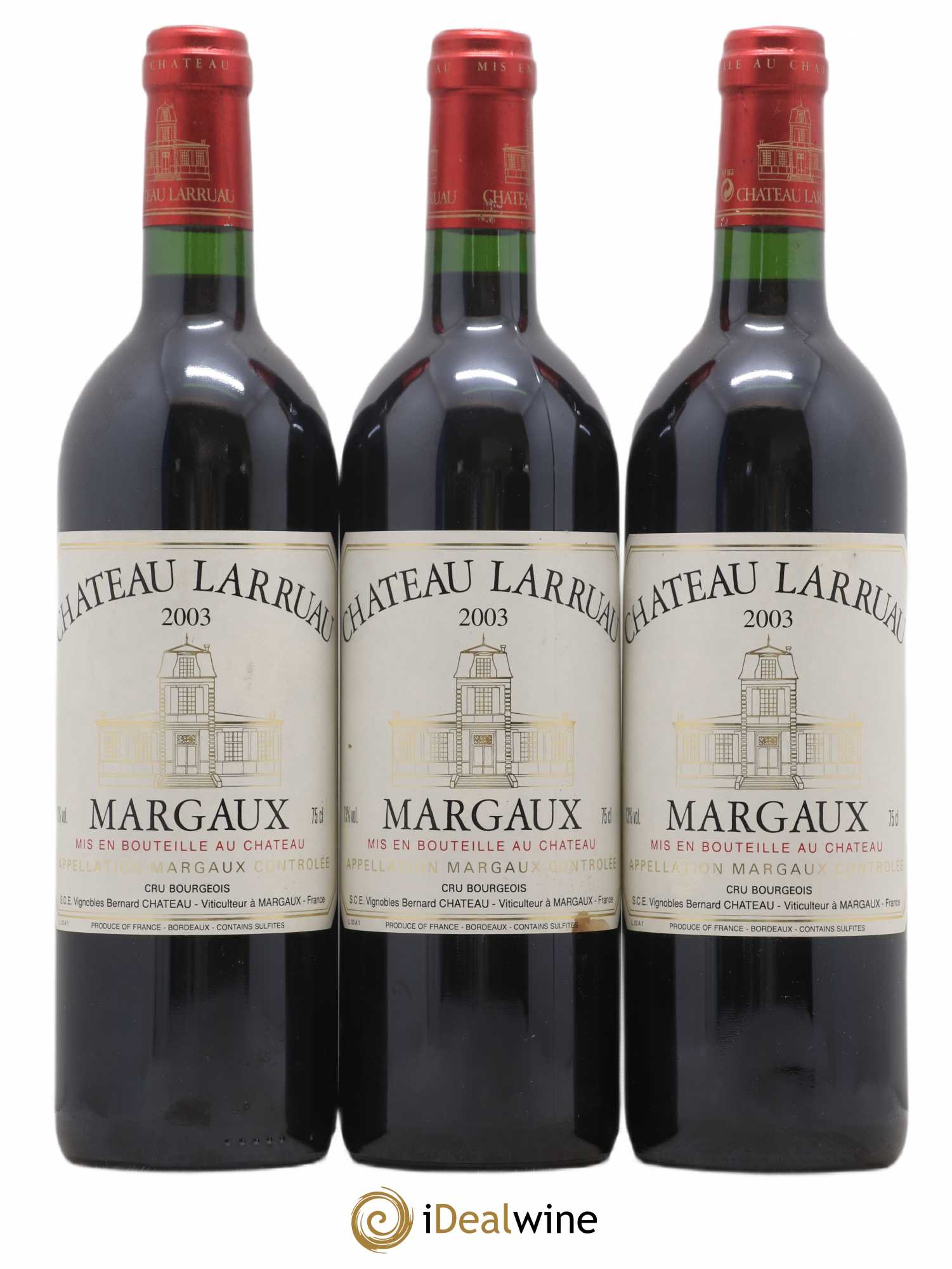 Château Larruau 2003 - Lot de 6 bouteilles - 1