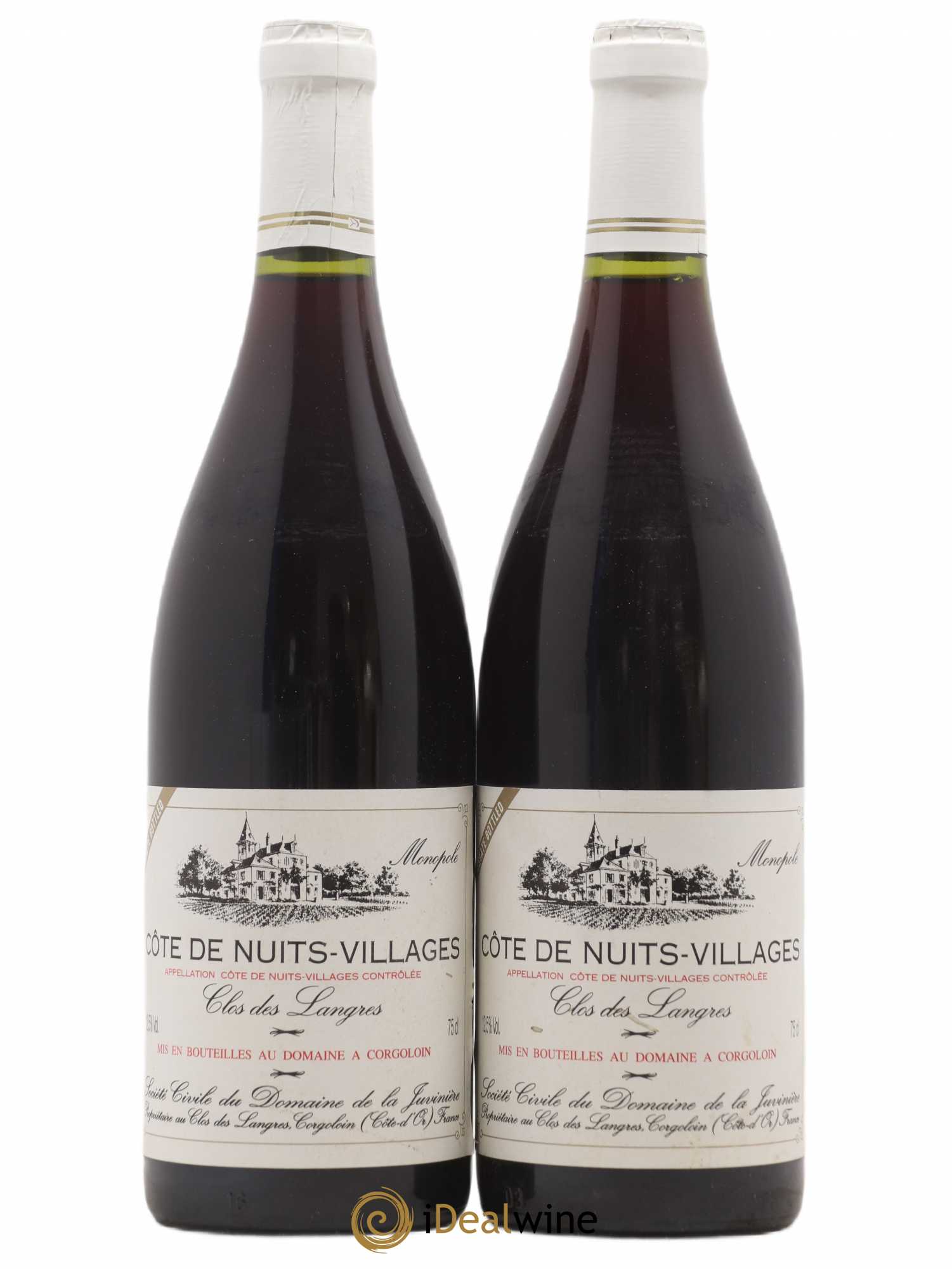 Côte de Nuits-Villages Clos des Langres Domaine de la Juvinière 2002 - Posten von 2 Flaschen - 0